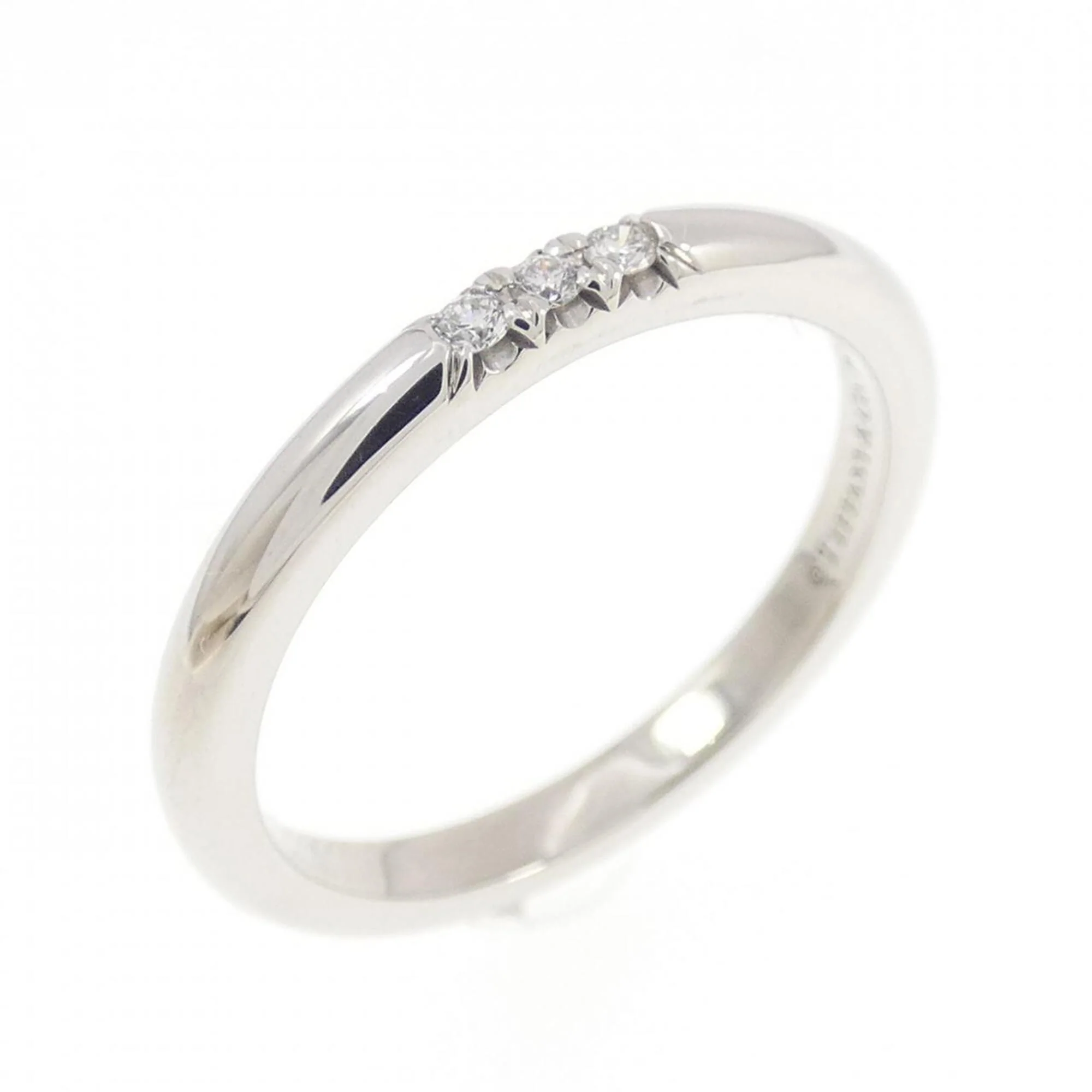 Band Ring Platinum With Diamond
