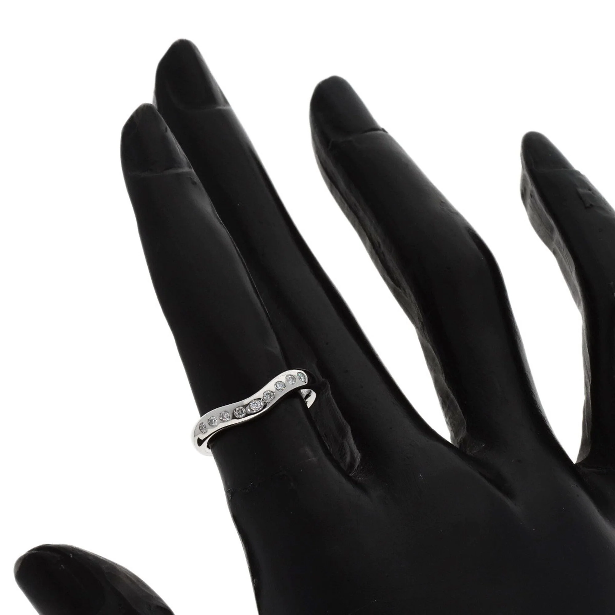 Band Ring Platinum with Diamond - Image 7