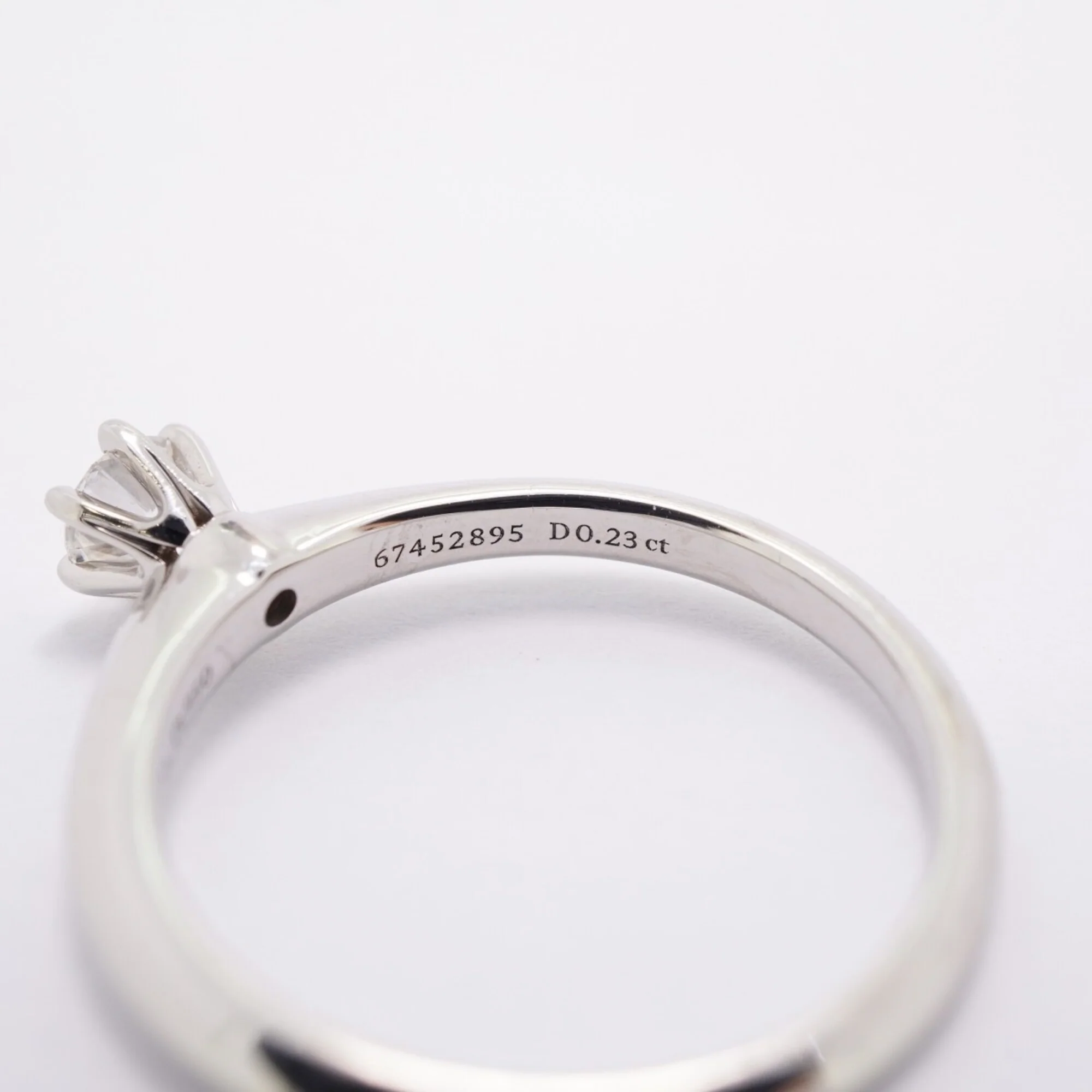Band Ring Platinum with Diamond - Image 5