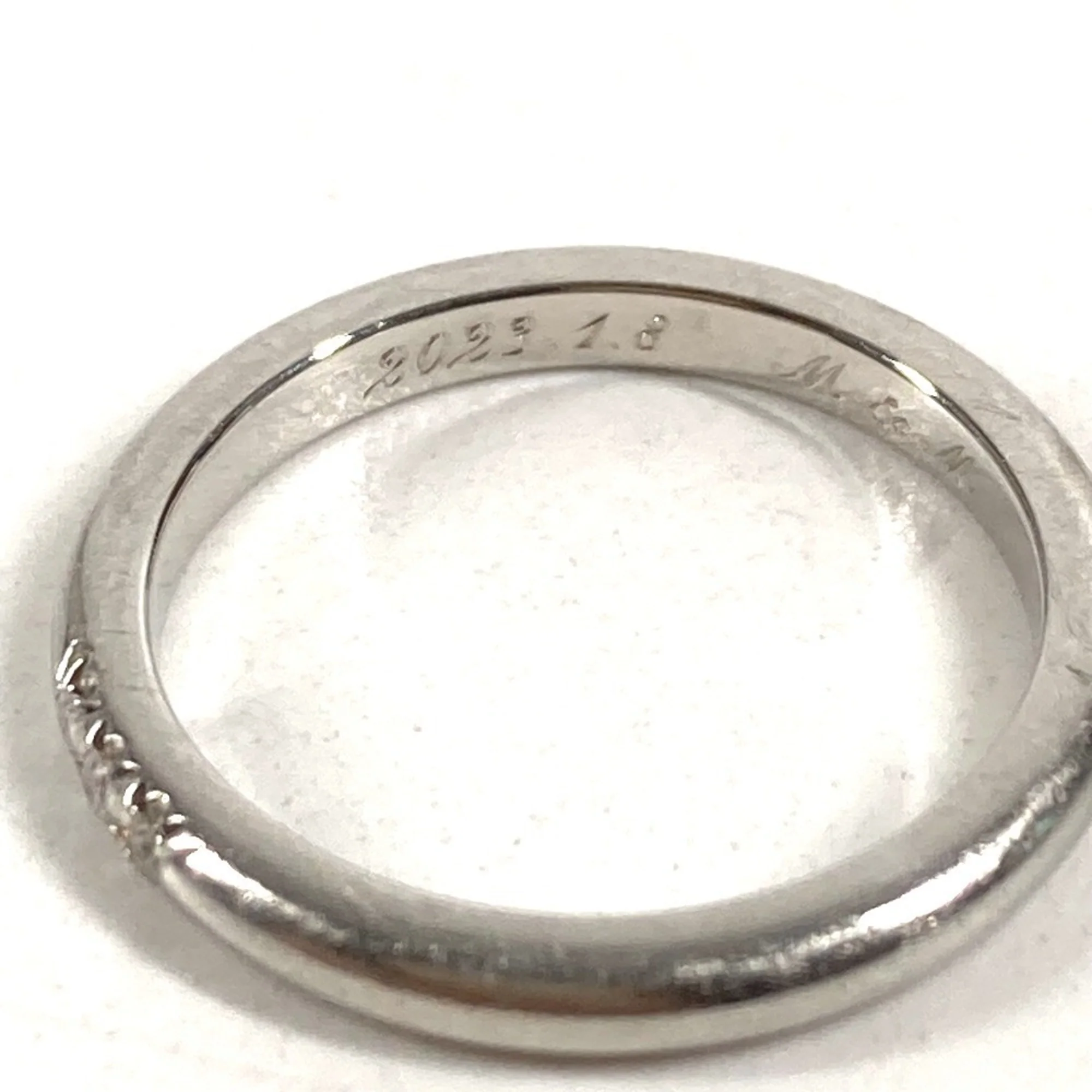Band Ring Platinum with Diamond - Image 6