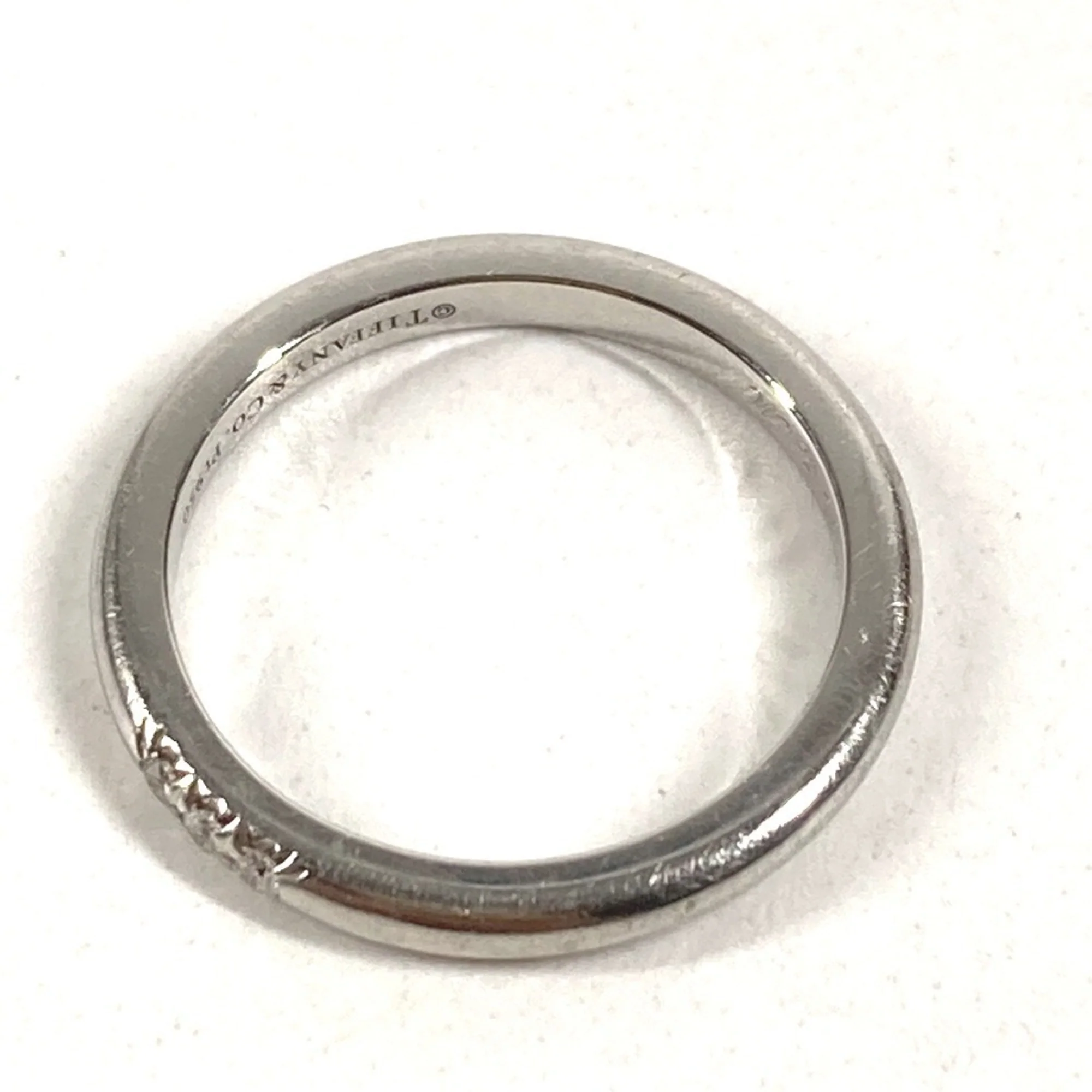 Band Ring Platinum with Diamond - Image 7