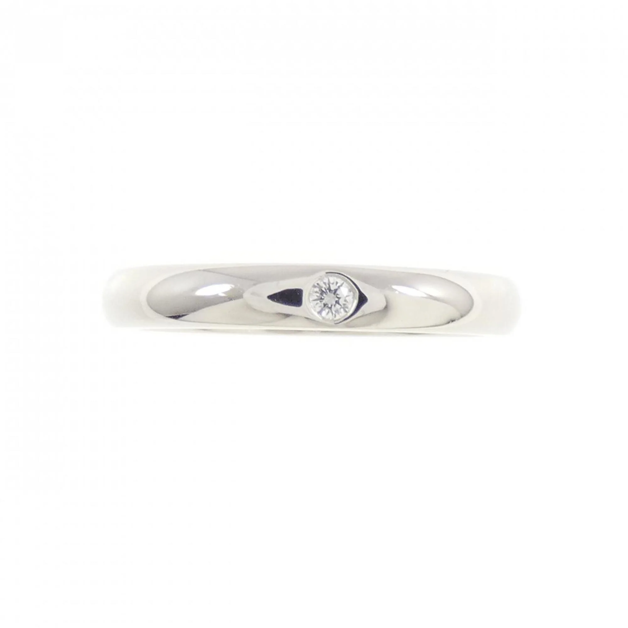 Band Ring Platinum with Diamond - Image 2