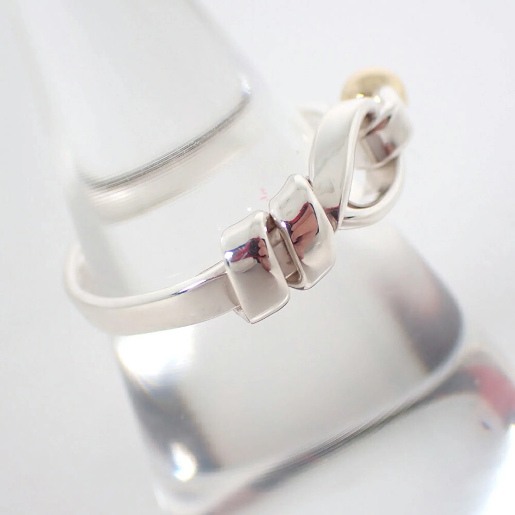 Band Ring Sterling Silver and 18K Yellow Gold - Image 3