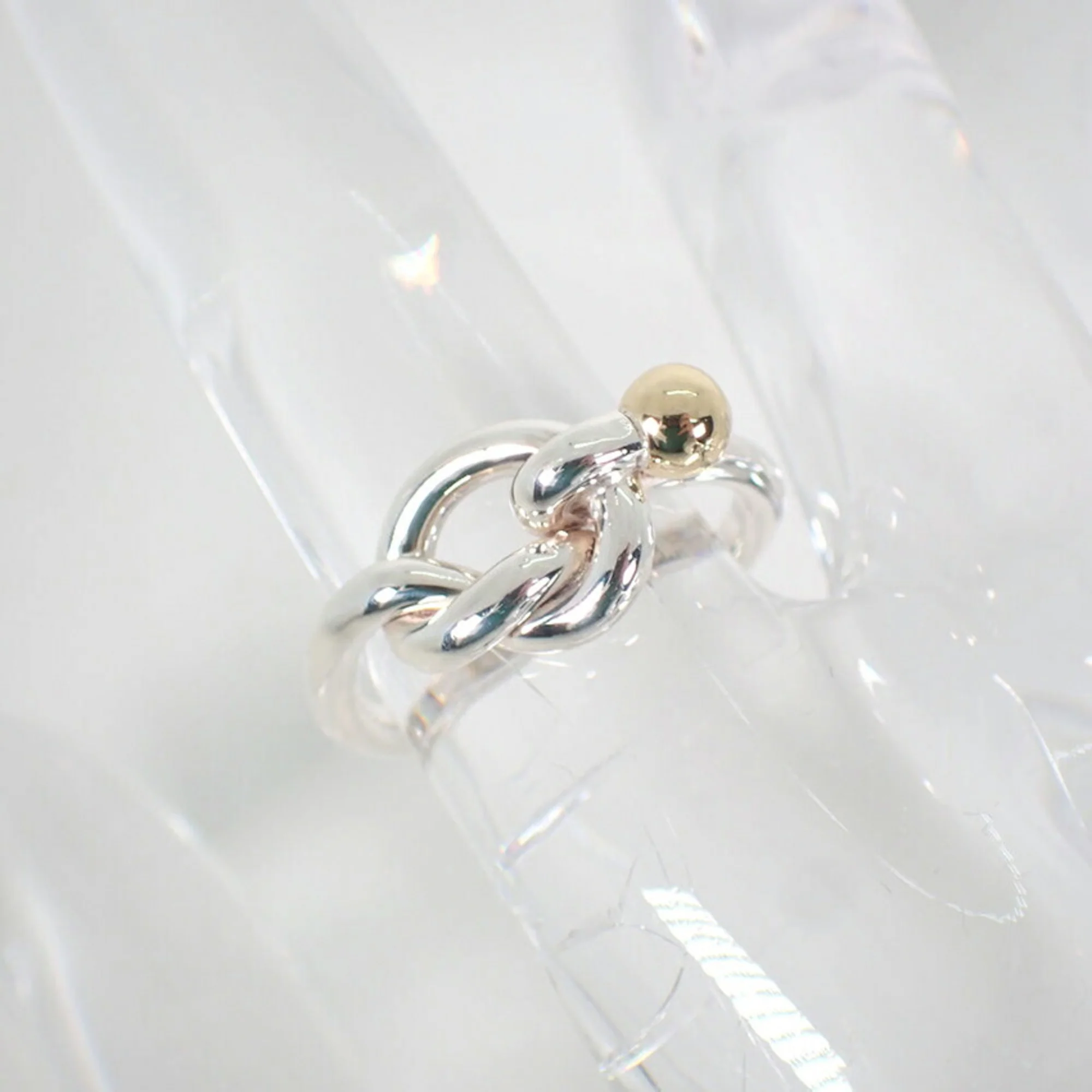 Band Ring Sterling Silver and 18K Yellow Gold - Image 7