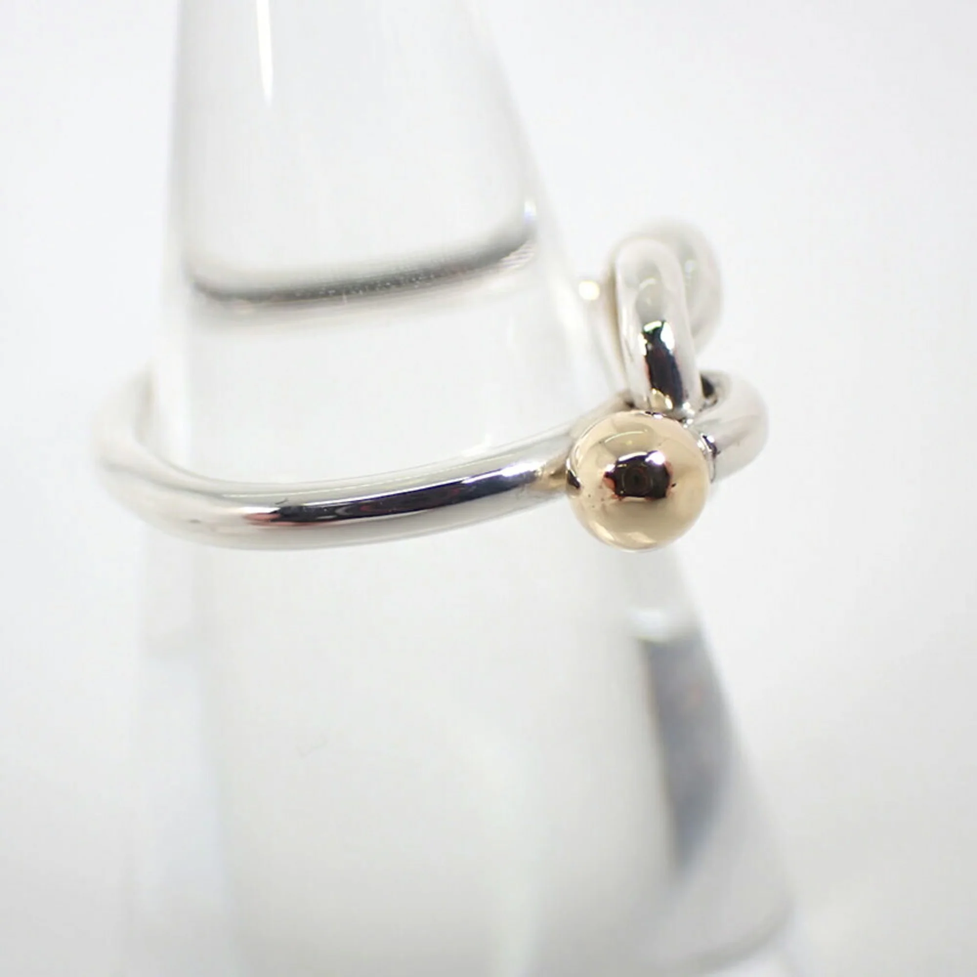 Band Ring Sterling Silver and 18K Yellow Gold - Image 3