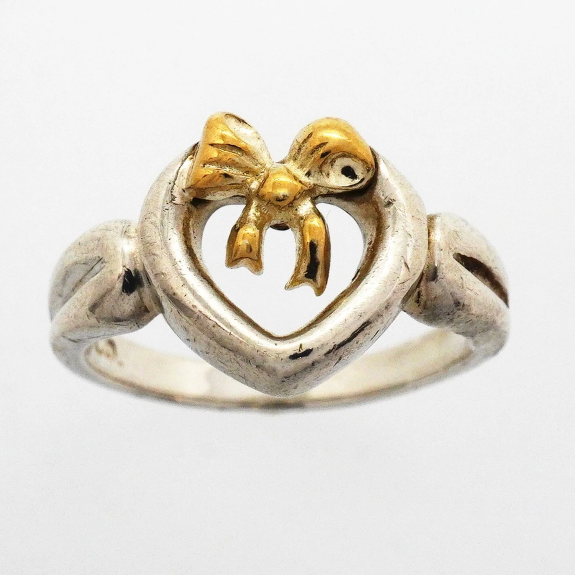 Band Ring Sterling Silver and 18K Yellow Gold - Image 2