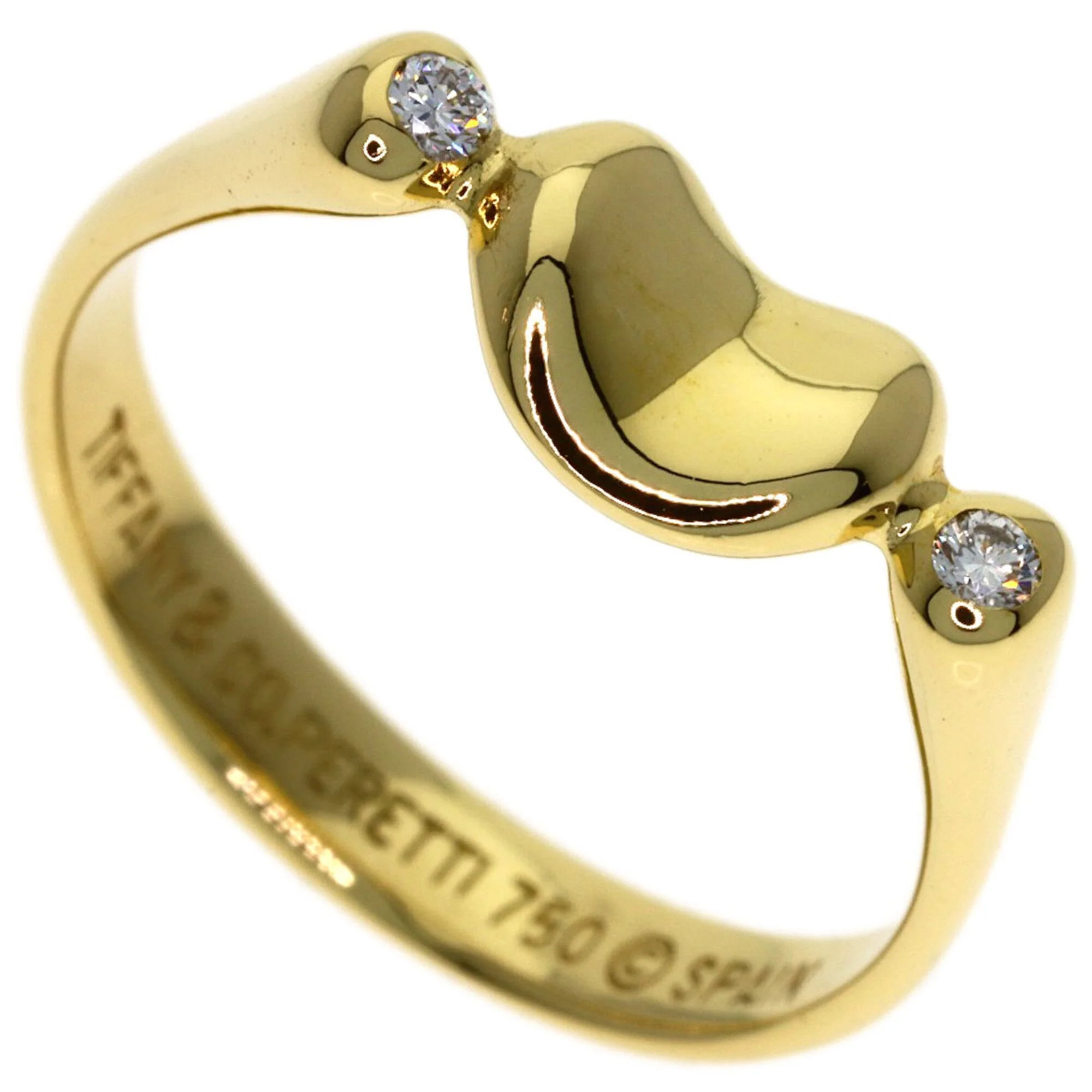 Bean Ring 18K Yellow Gold