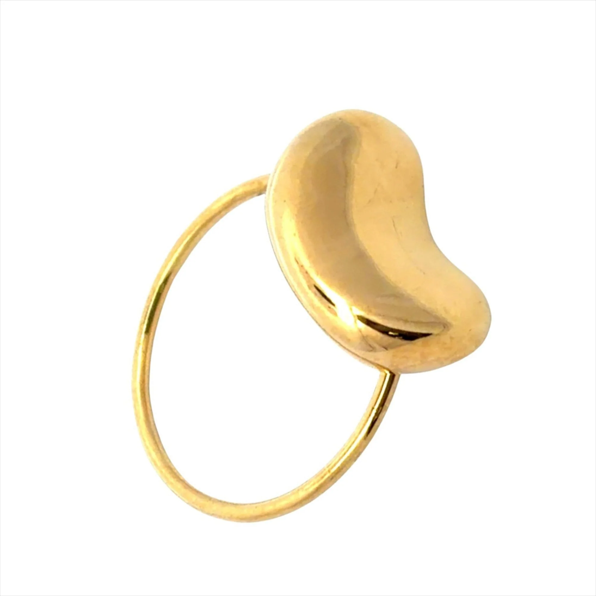 Bean Ring 18K Yellow Gold - Image 2