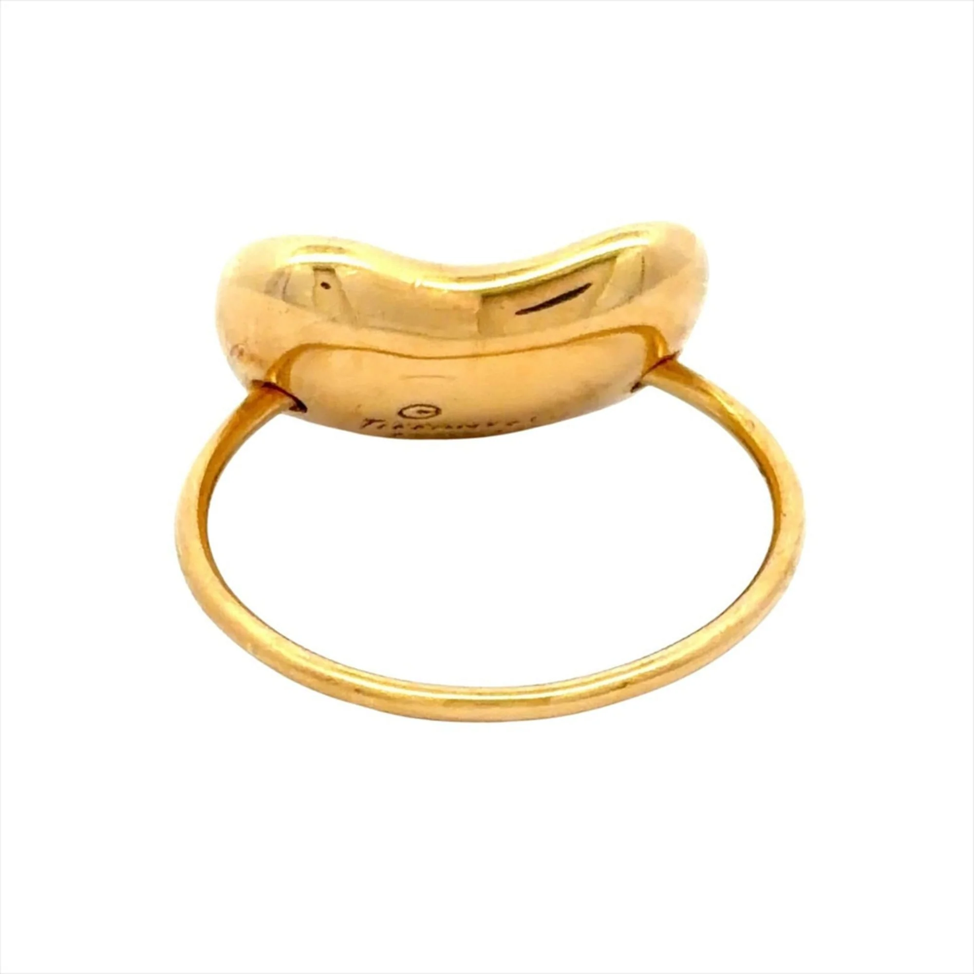 Bean Ring 18K Yellow Gold - Image 3