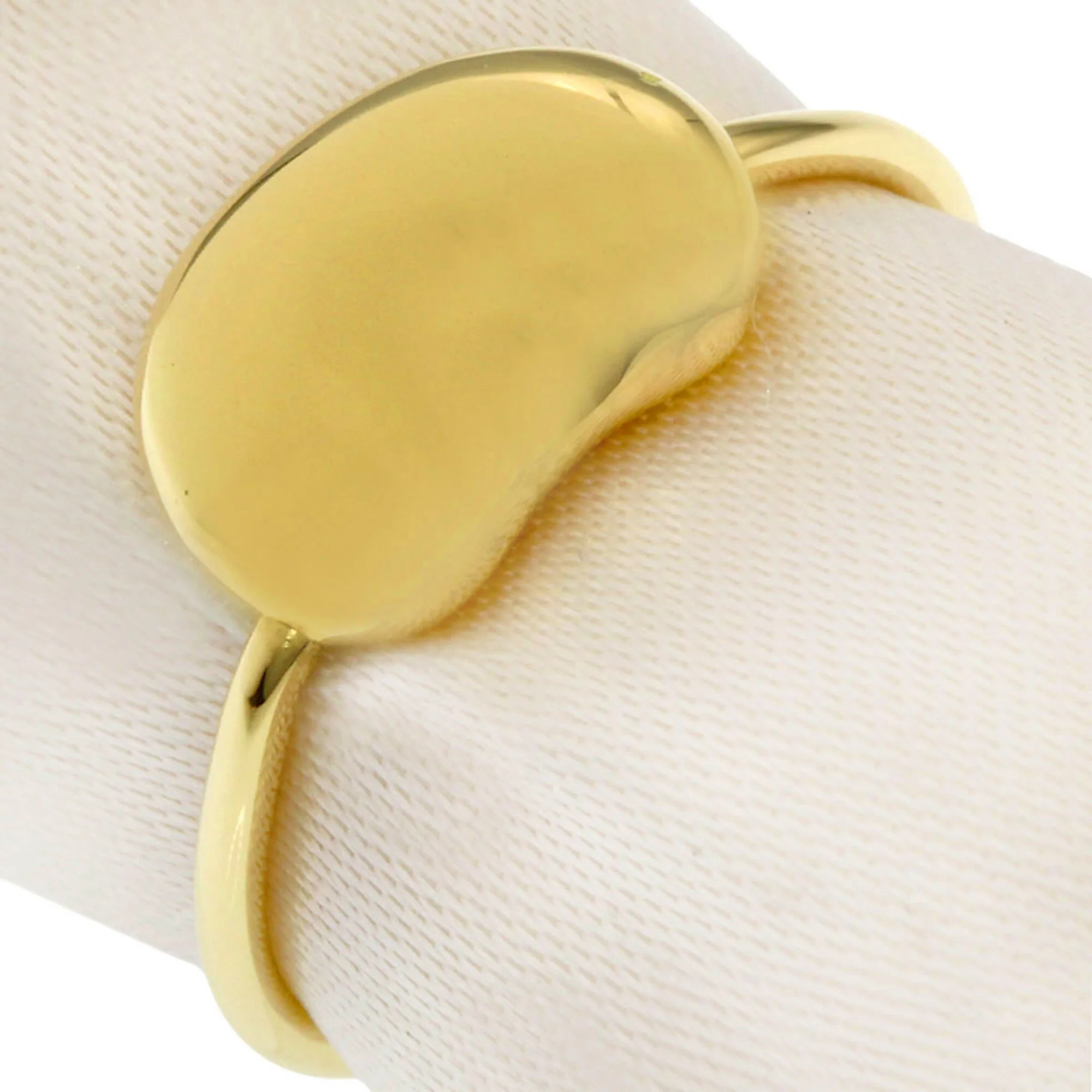 Bean Ring 18K Yellow Gold - Image 2