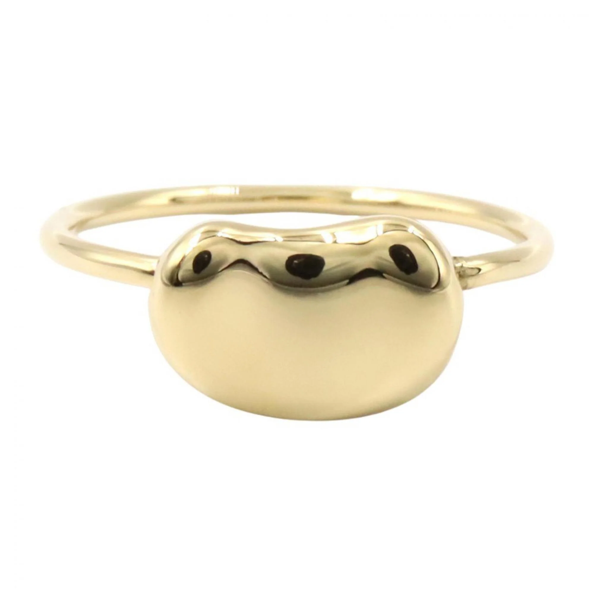 Bean Ring 18K Yellow Gold - Image 2