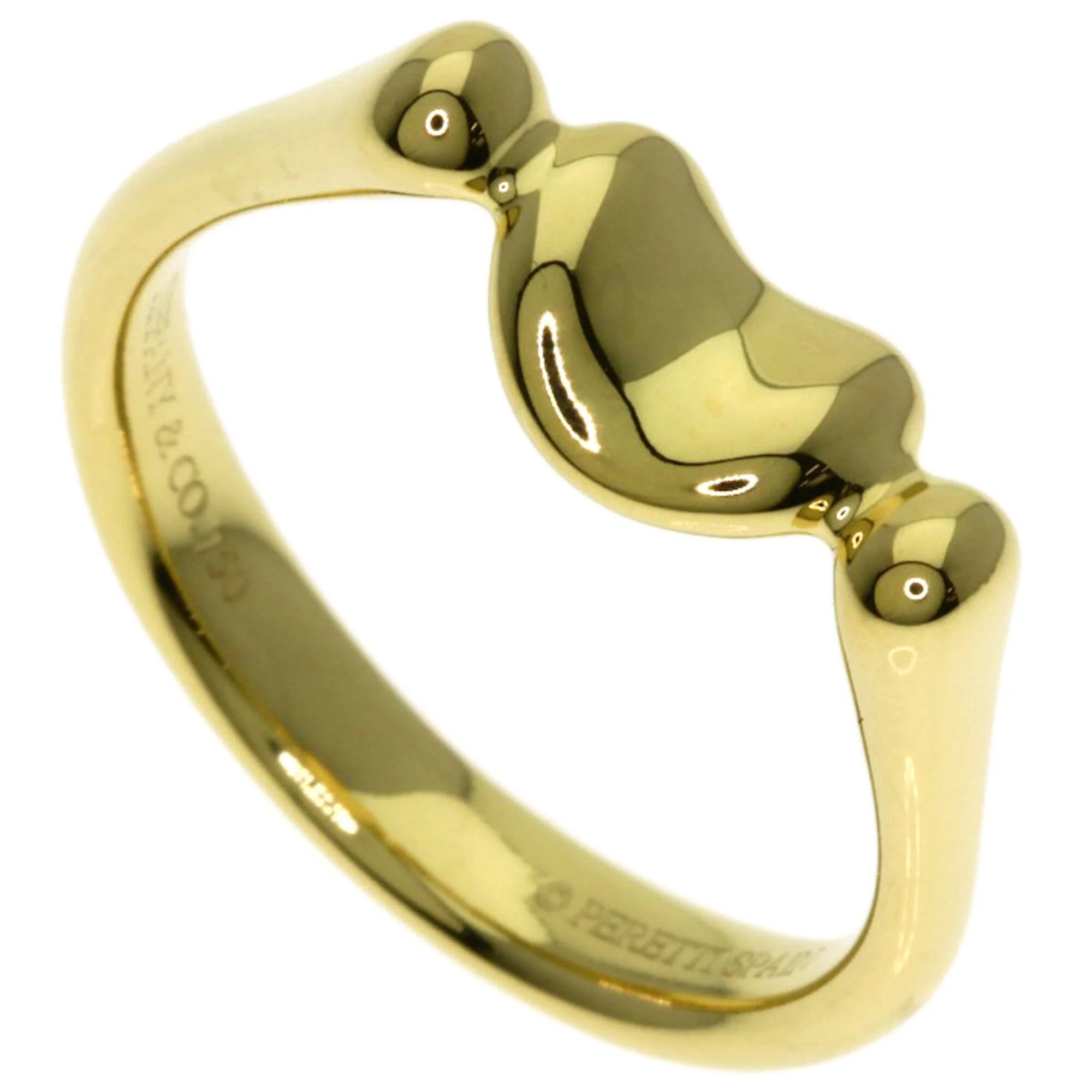 Bean Ring 18K Yellow Gold