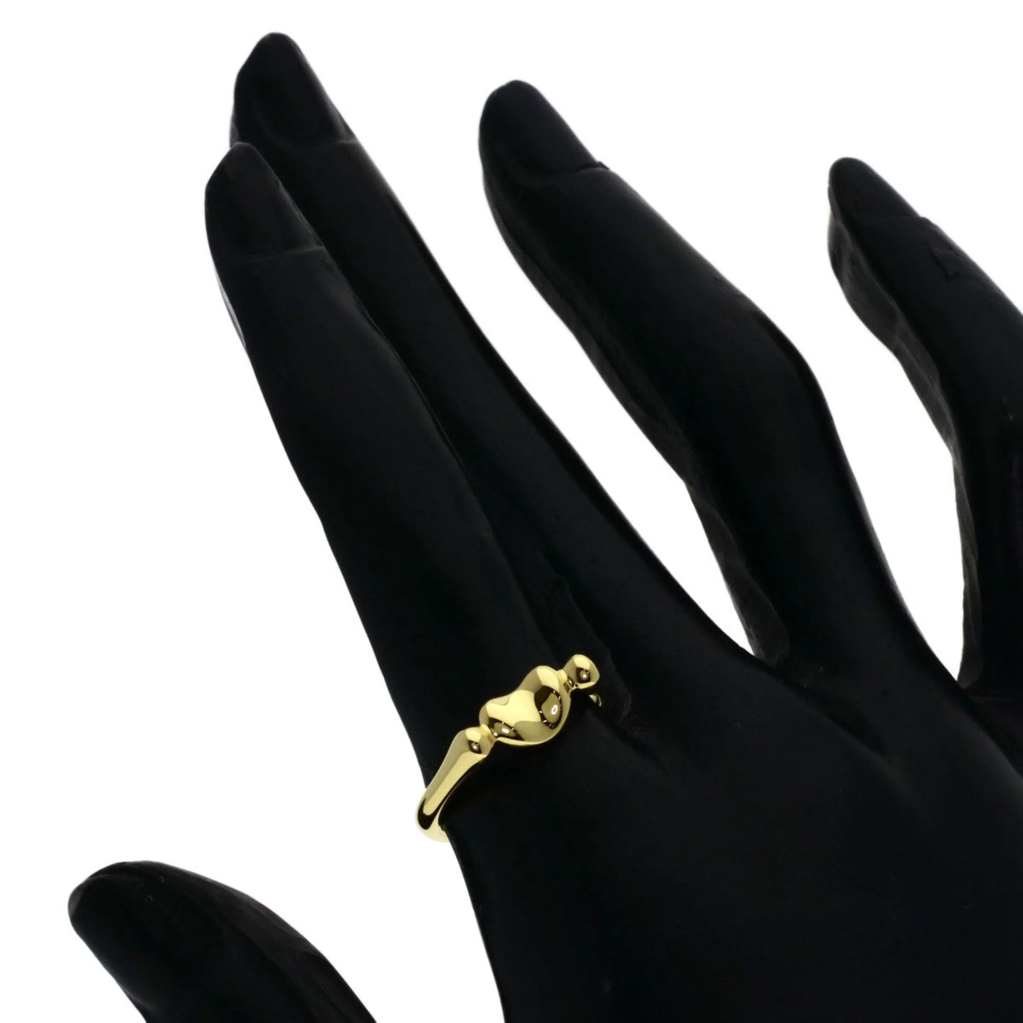 Bean Ring 18K Yellow Gold - Image 7