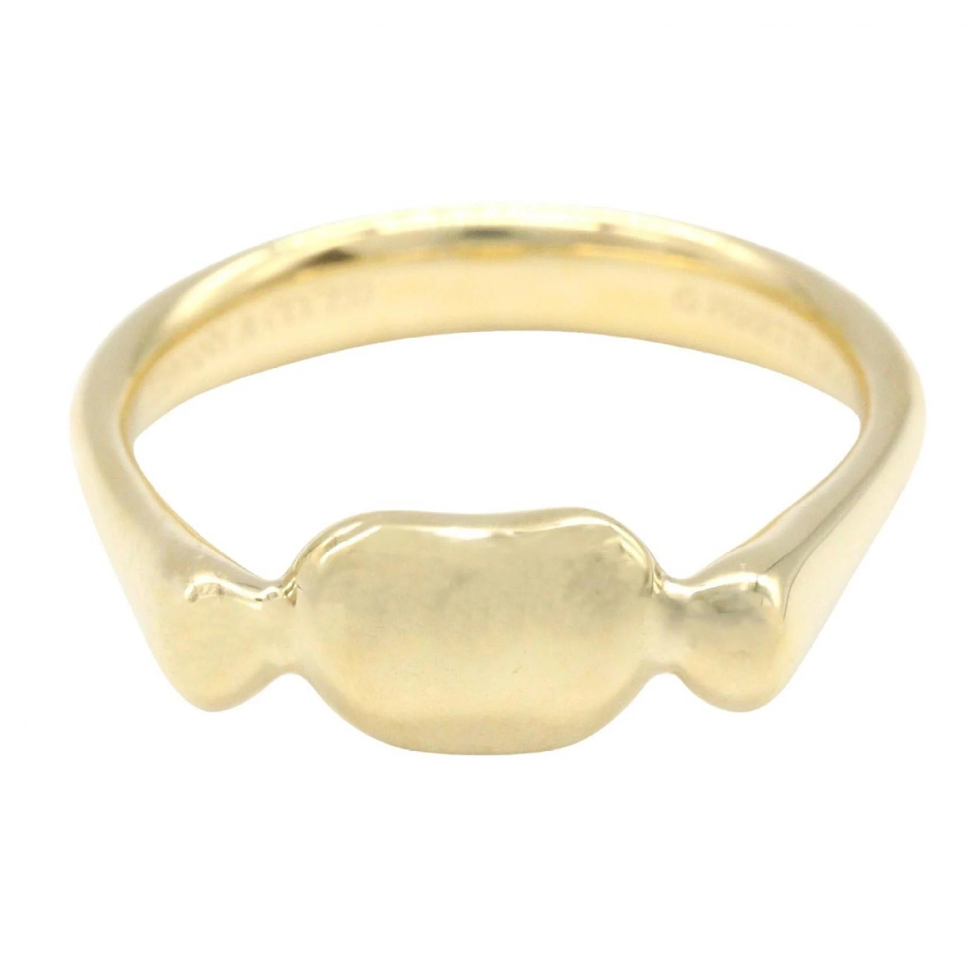Bean Ring 18K Yellow Gold - Image 2