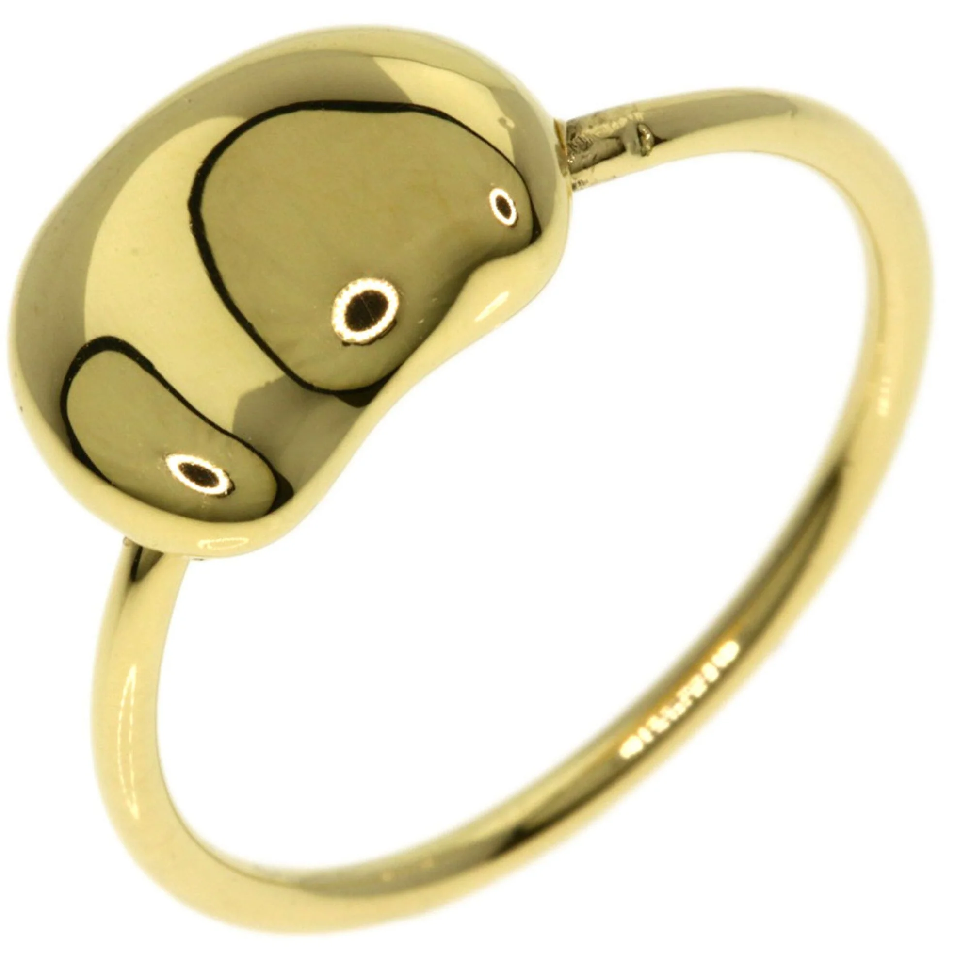 Bean Ring 18K Yellow Gold - Image 2