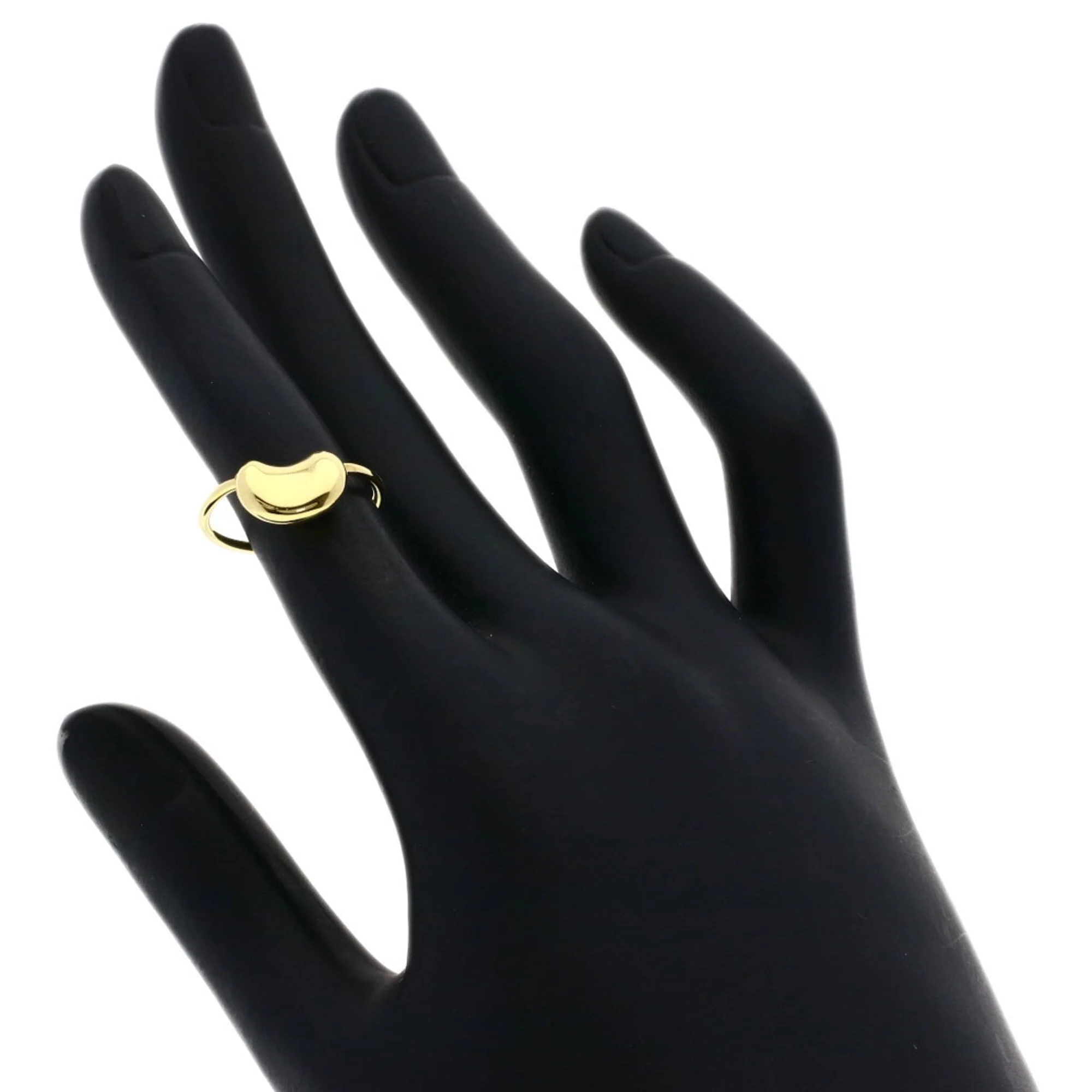 Bean Ring 18K Yellow Gold - Image 6