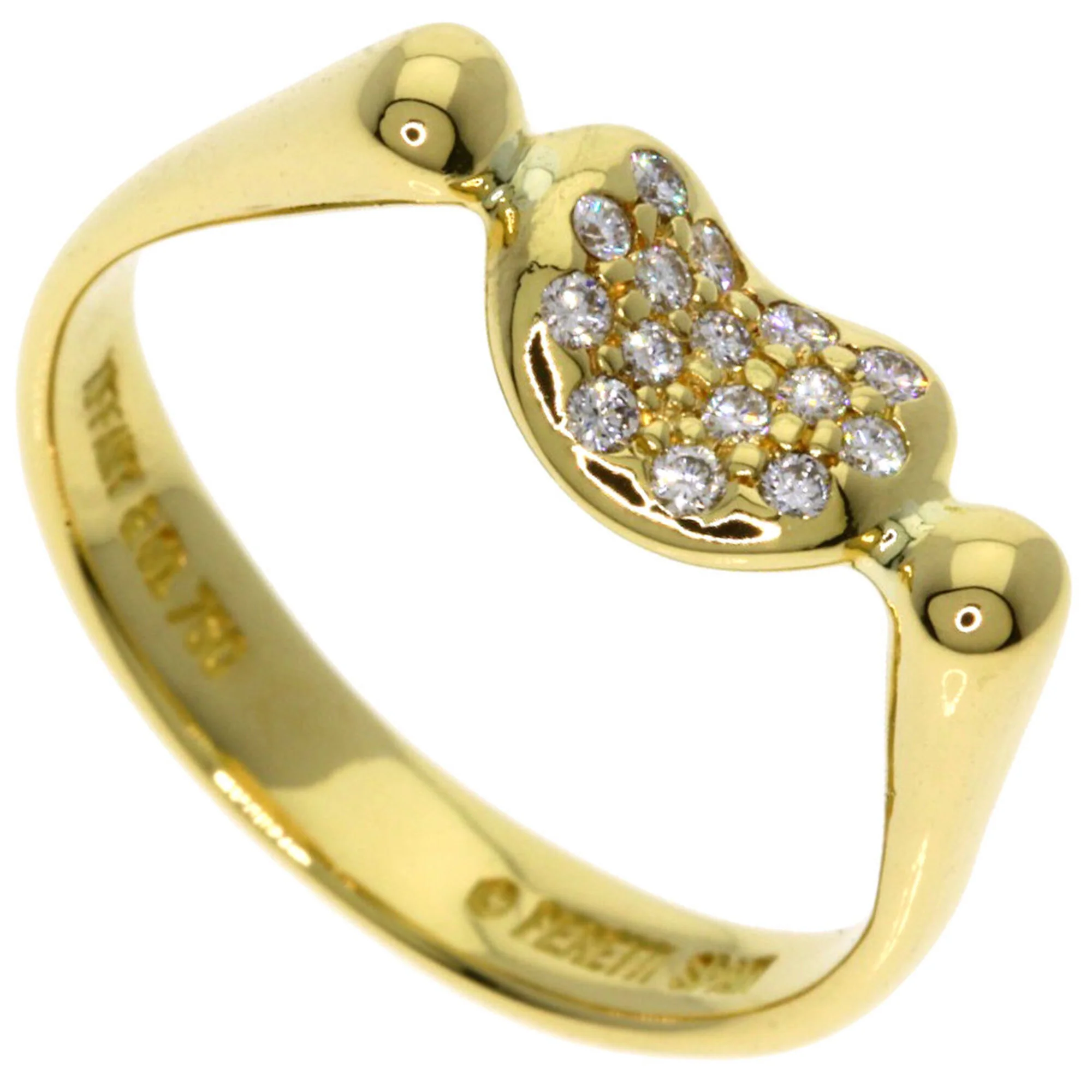 Bean Ring 18K Yellow Gold