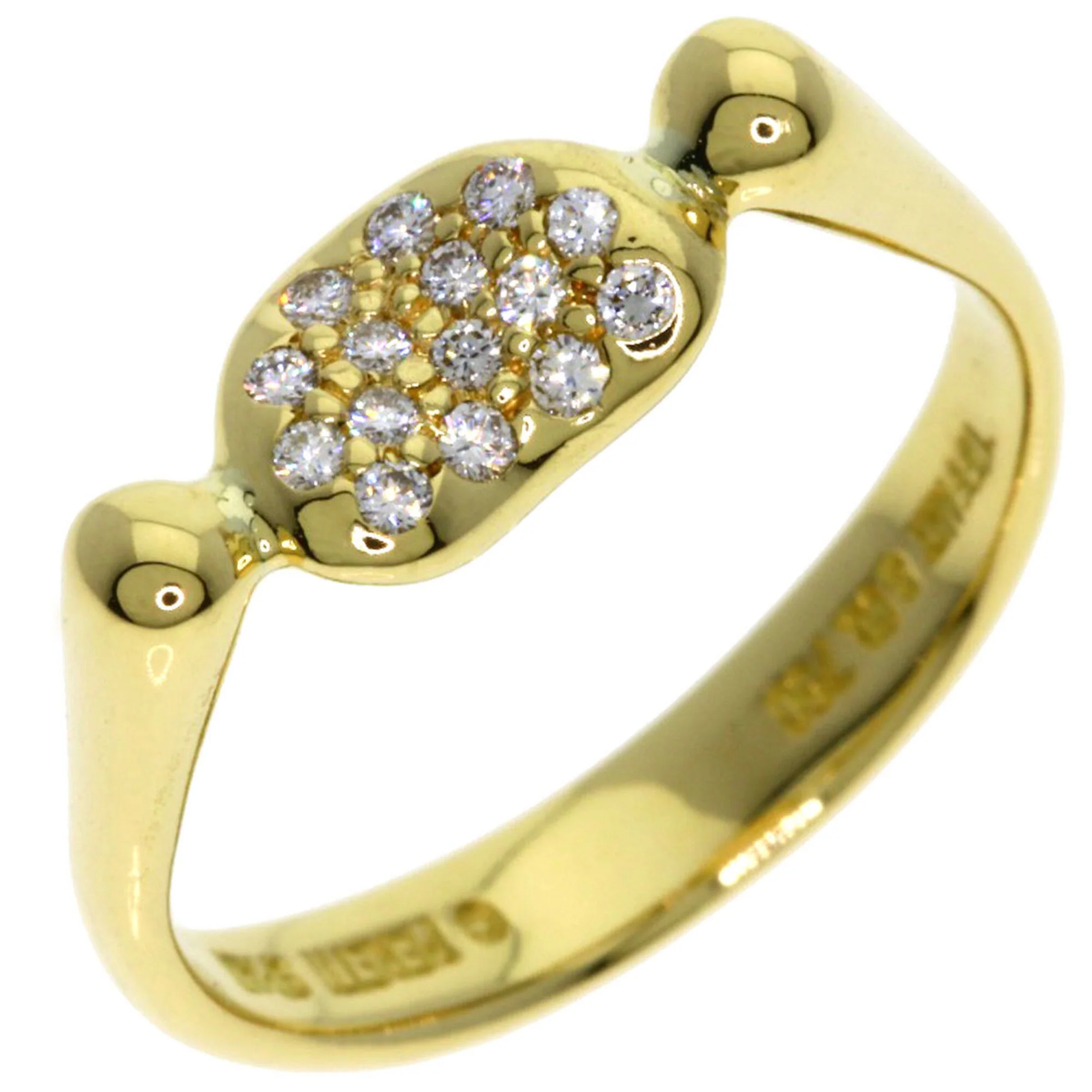 Bean Ring 18K Yellow Gold - Image 2