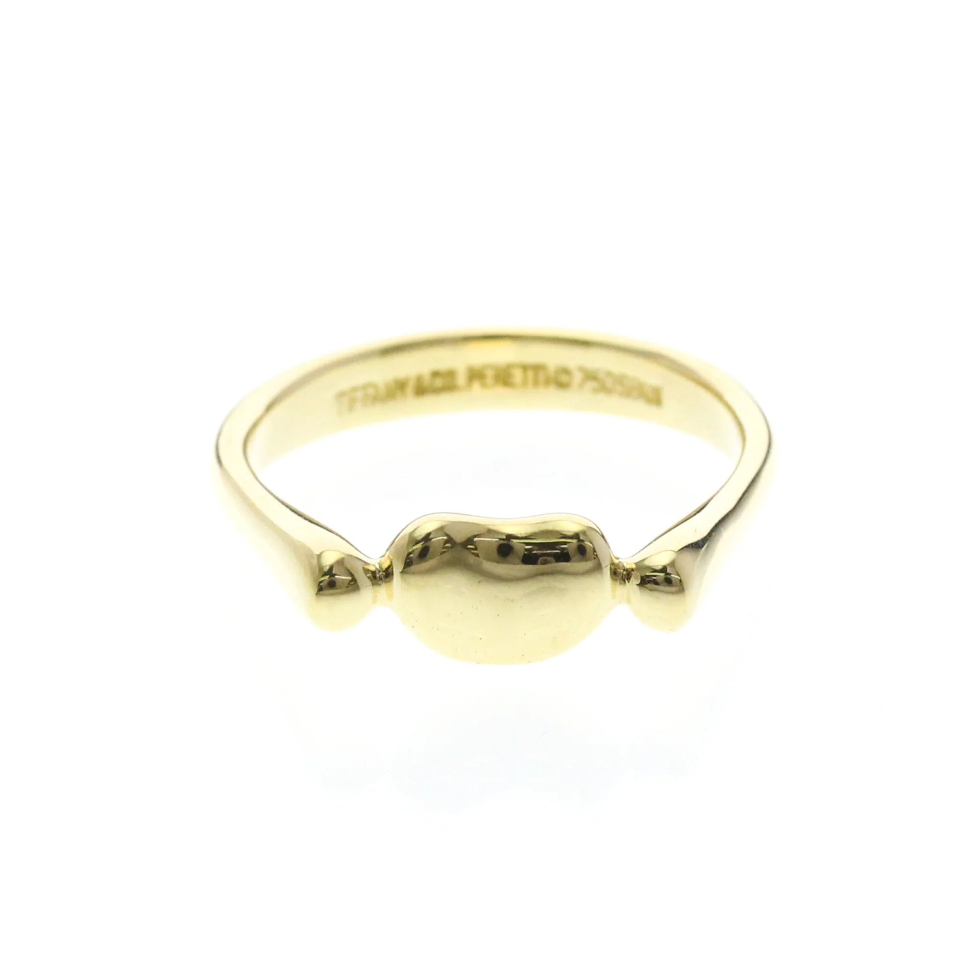 Bean Ring 18K Yellow Gold 3.2mm