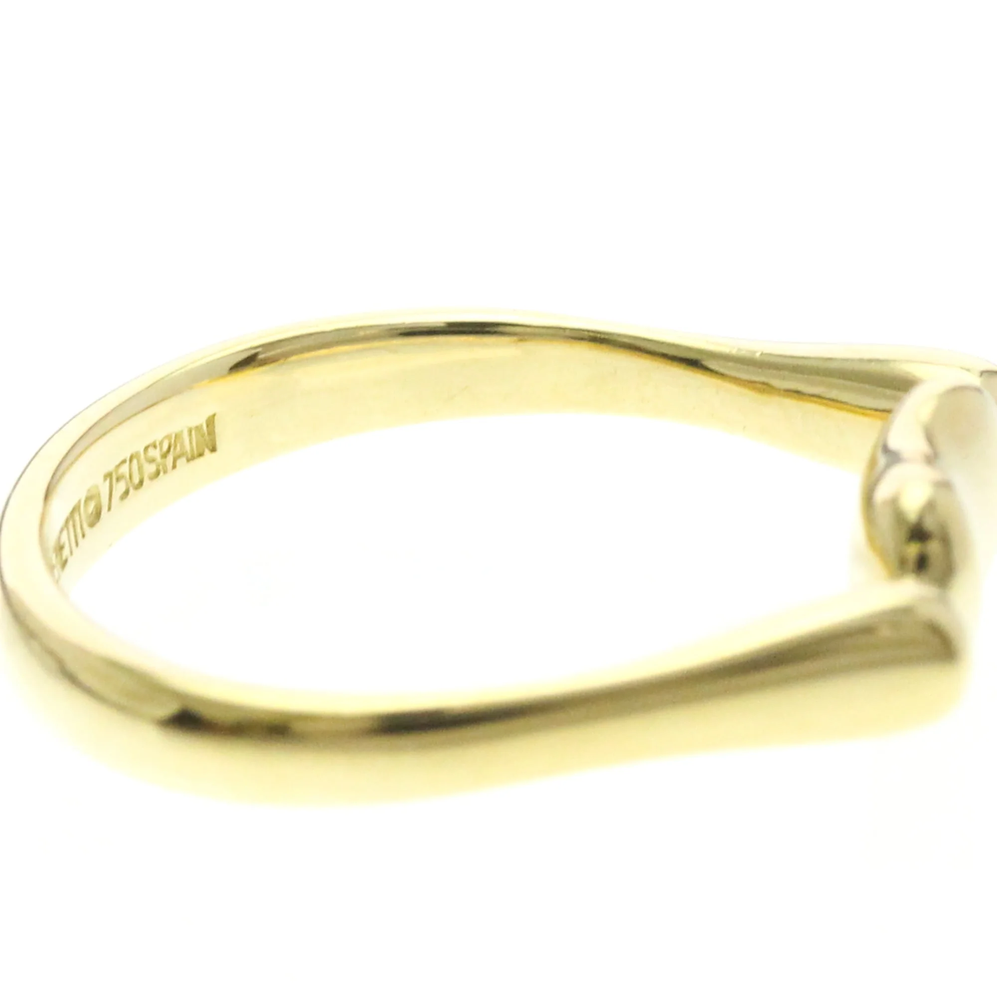 Bean Ring 18K Yellow Gold 3.2mm - Image 8
