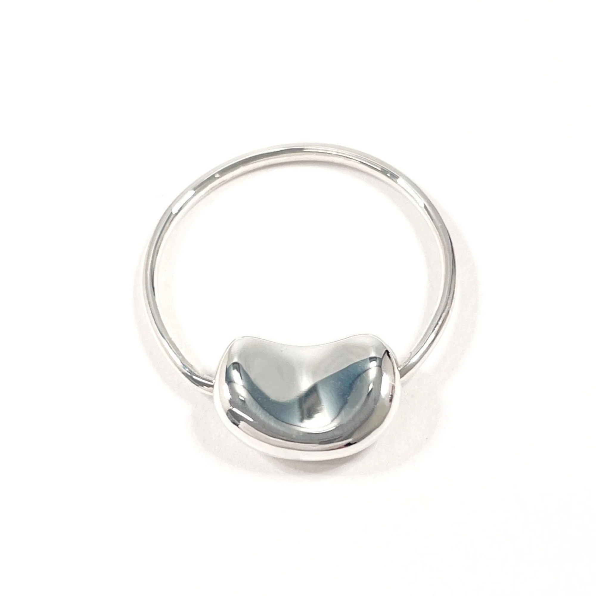 Bean Ring Sterling Silver