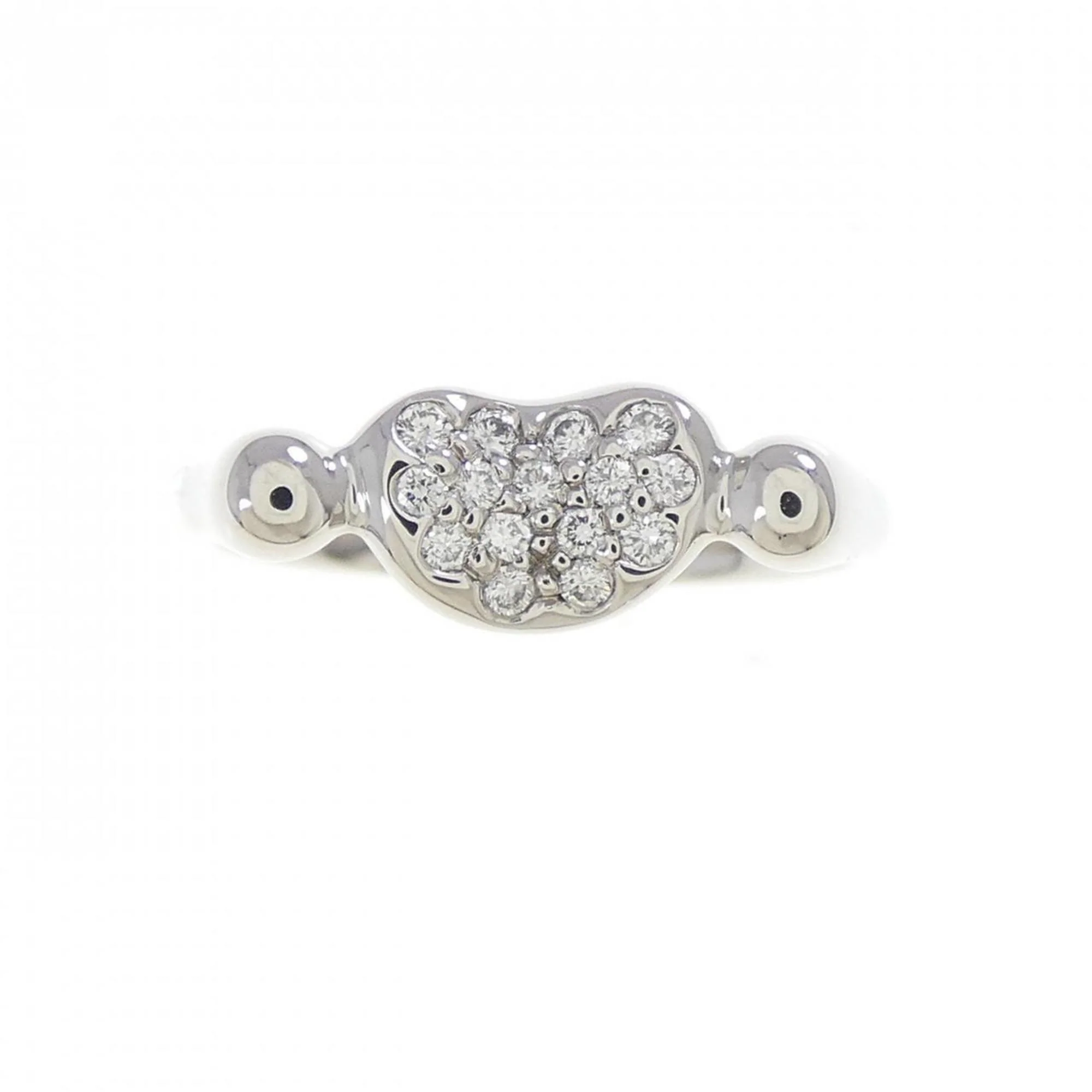Beans Ring Platinum with Diamond - Image 2