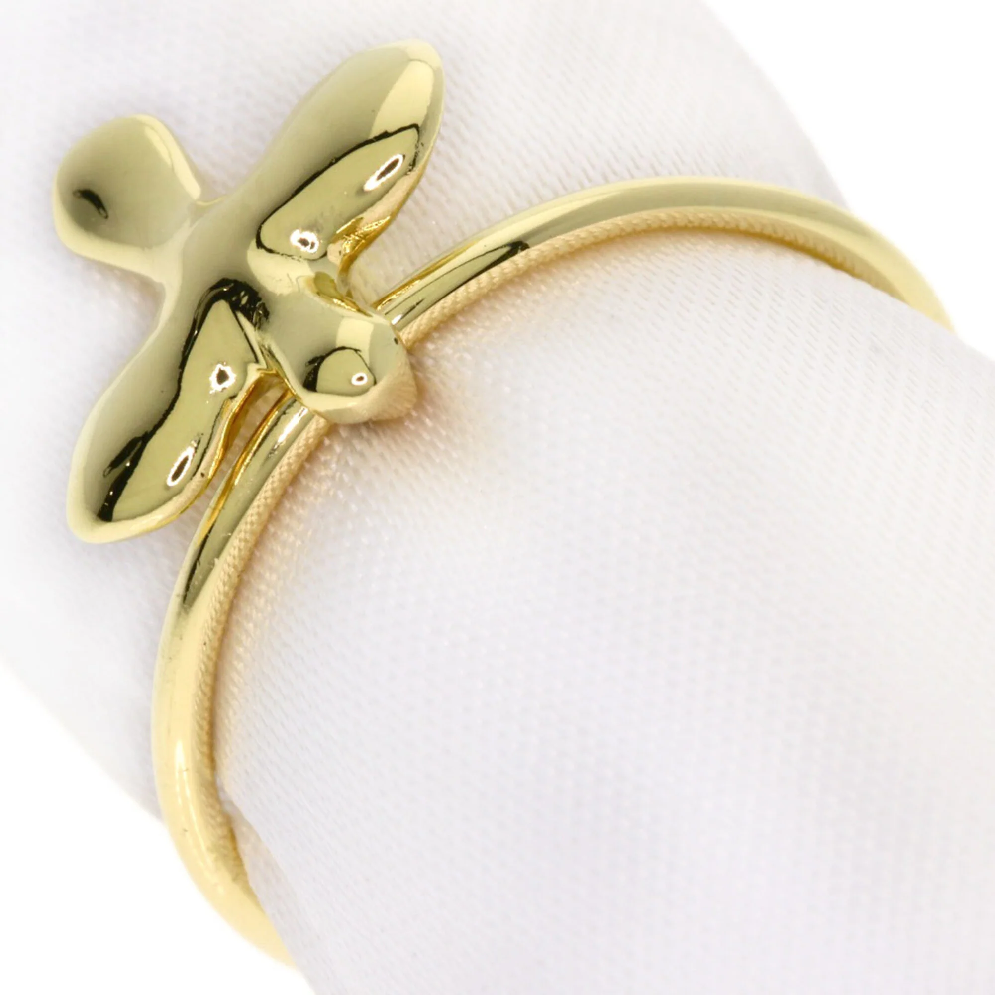 Bird Cross Ring 18K Yellow Gold - Image 2