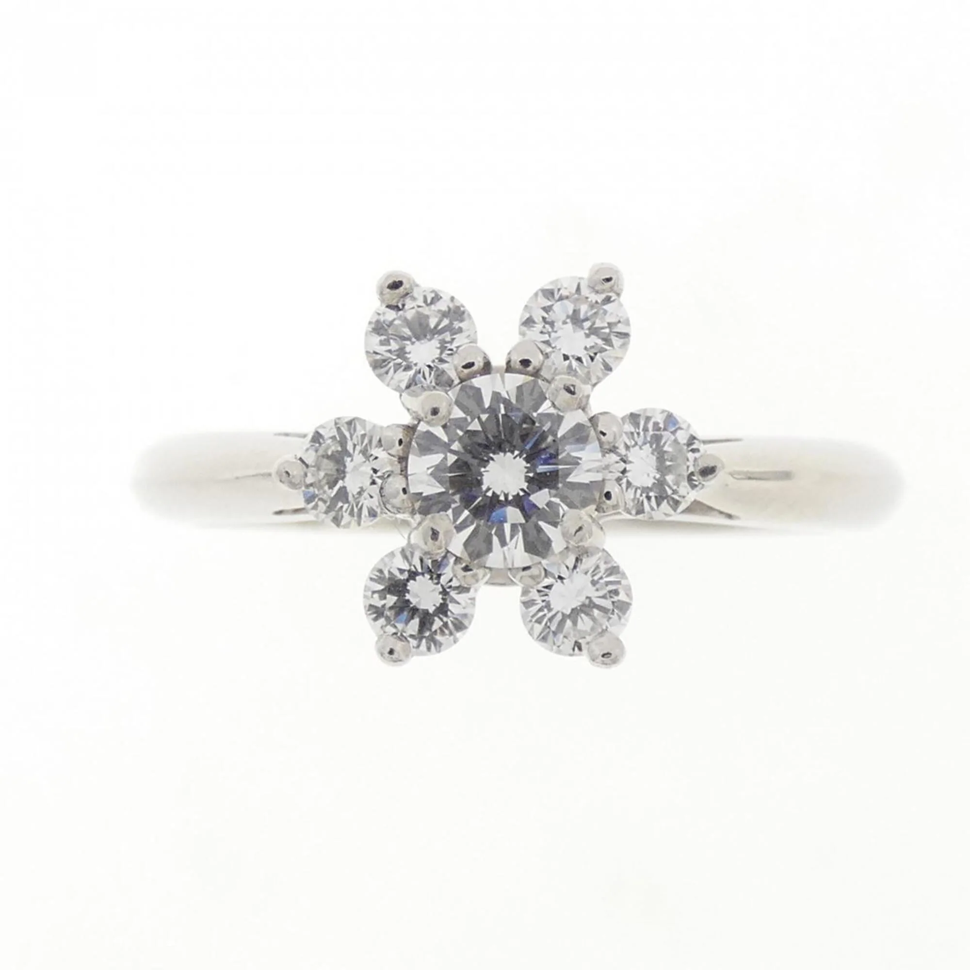 Buttercup Ring Platinum with Diamond - Image 2