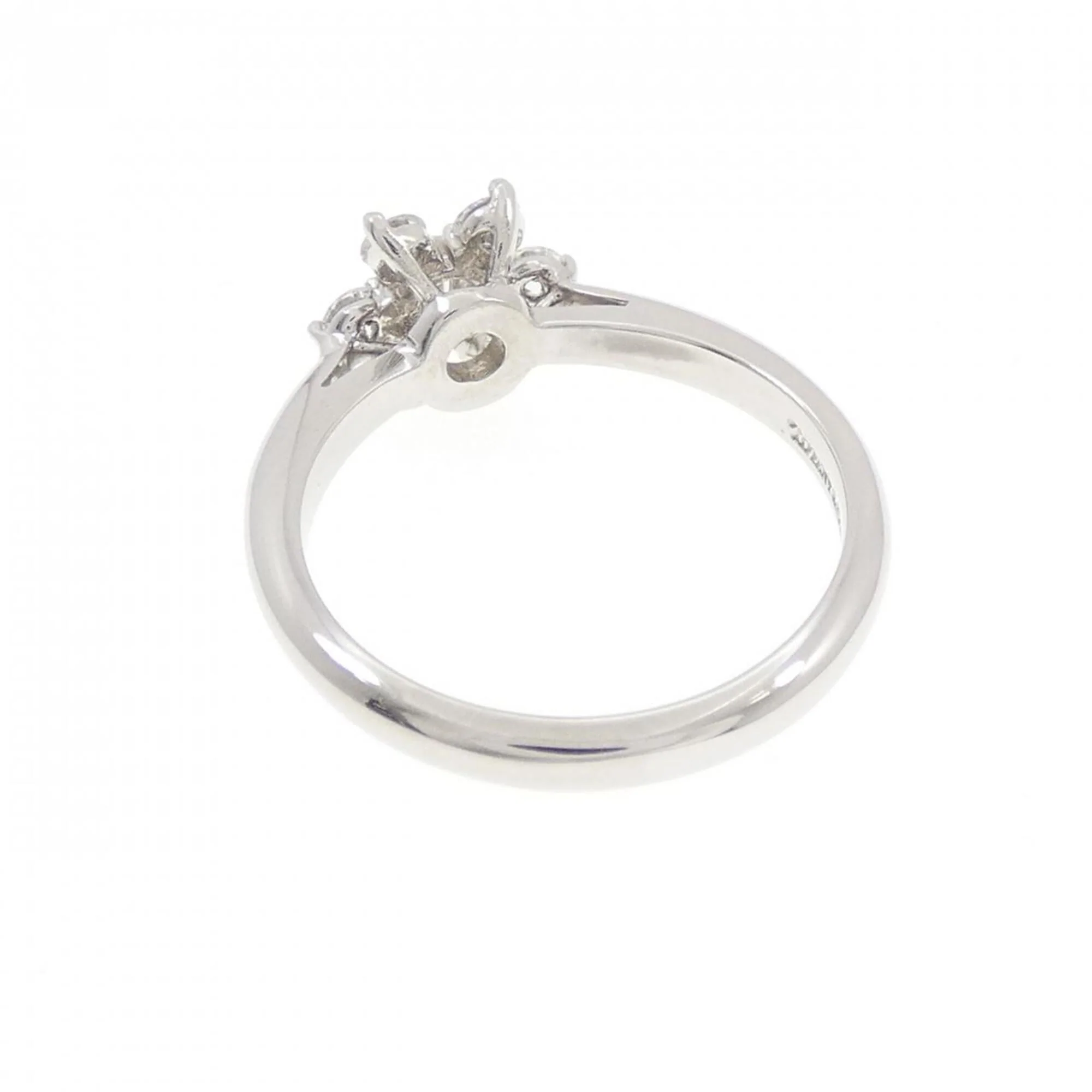 Buttercup Ring Platinum with Diamond - Image 3