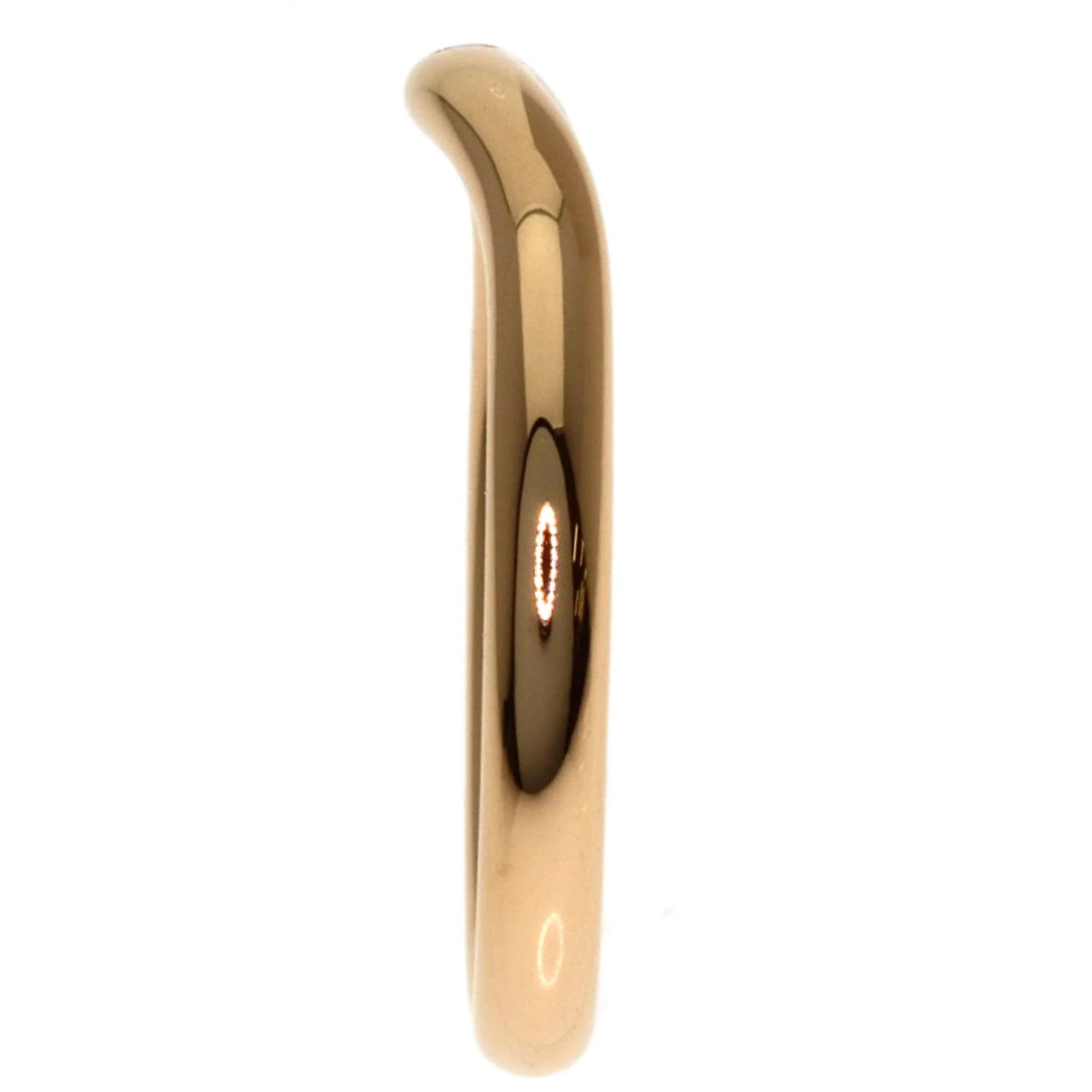 Curved Band Ring 18K Rose Gold - Image 3