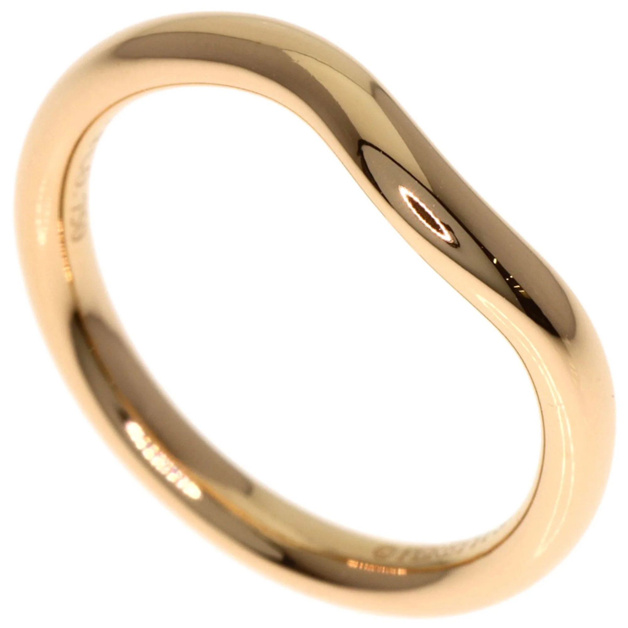 Curved Band Ring 18K Rose Gold