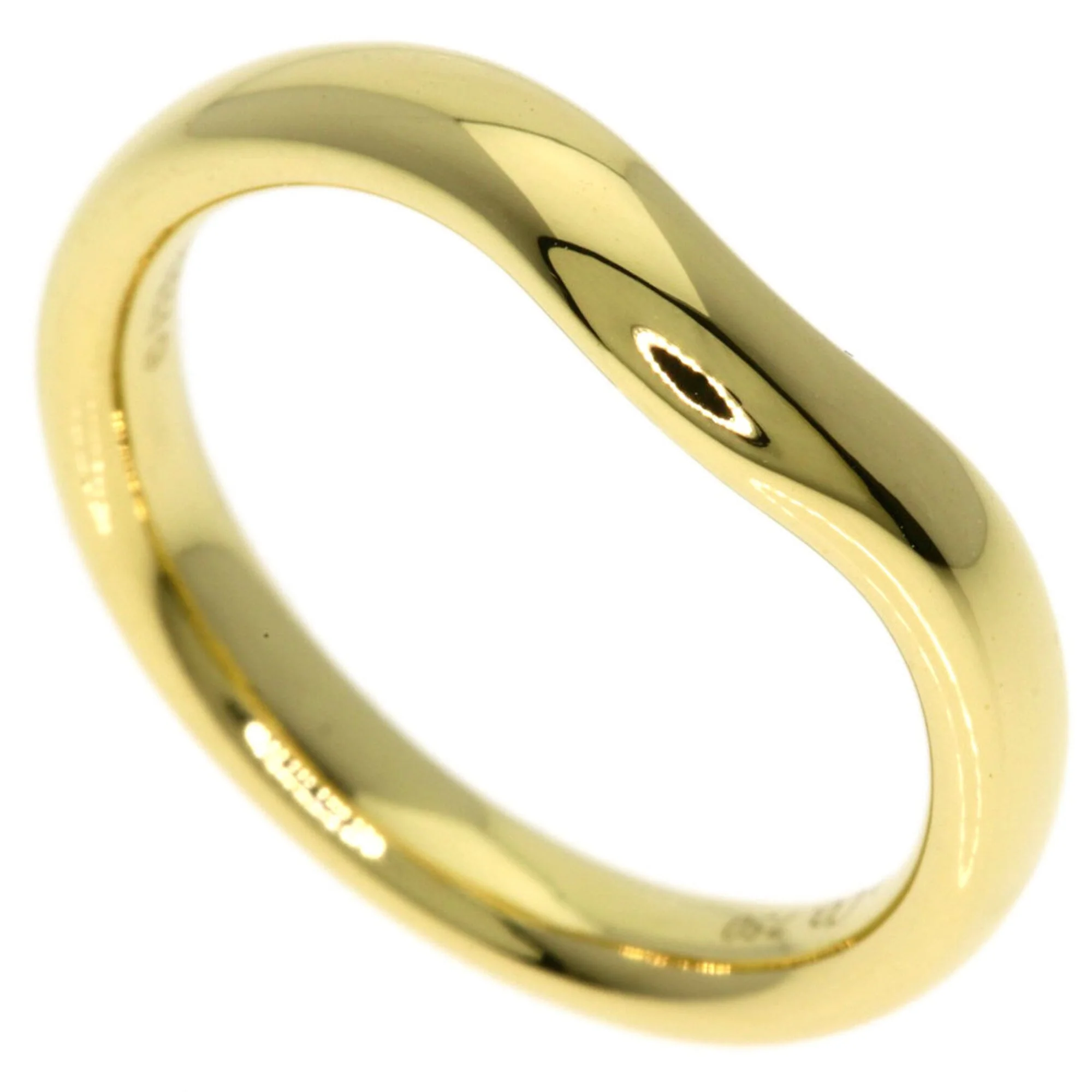 Curved Band Ring 18K Yellow Gold