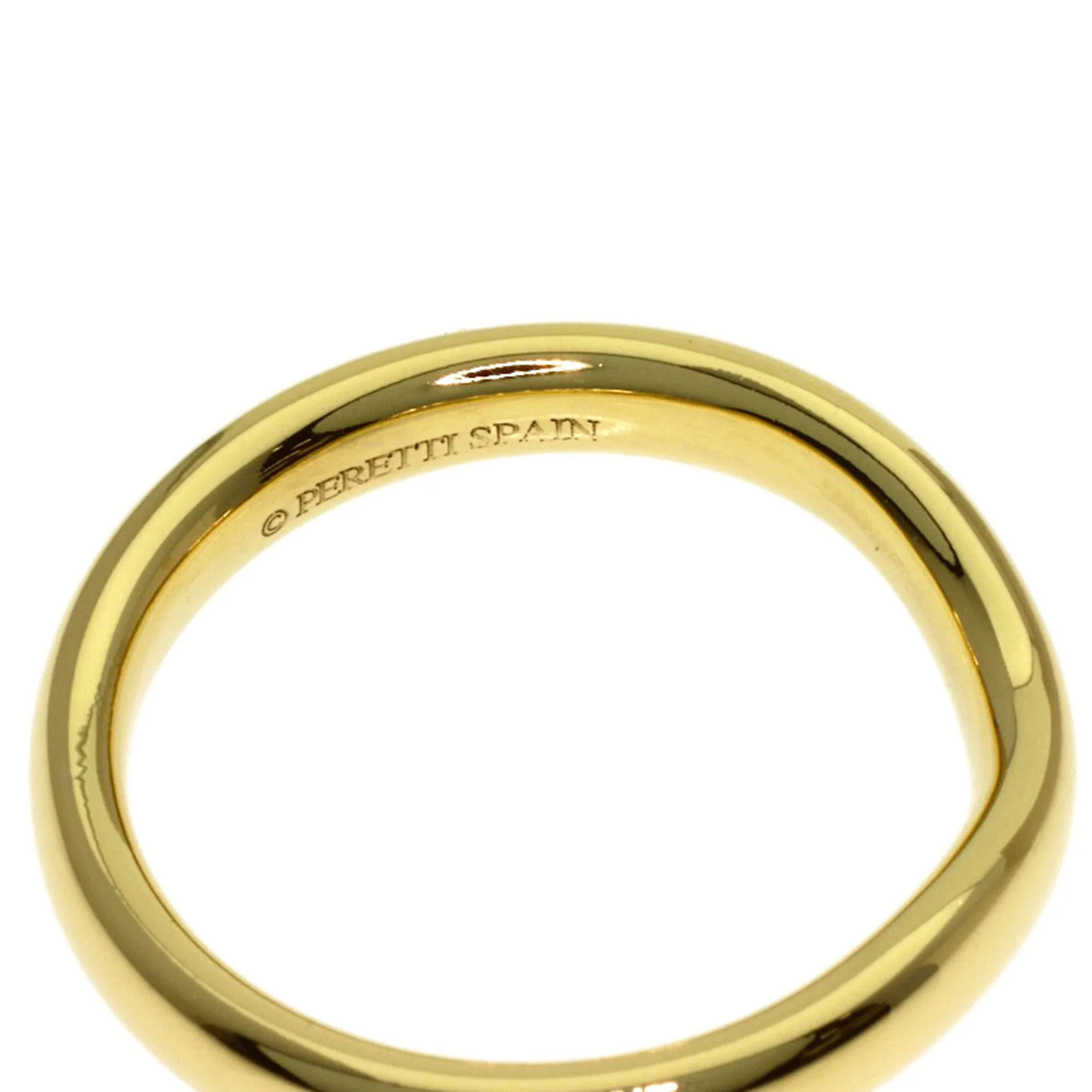 Curved Band Ring 18K Yellow Gold - Image 6