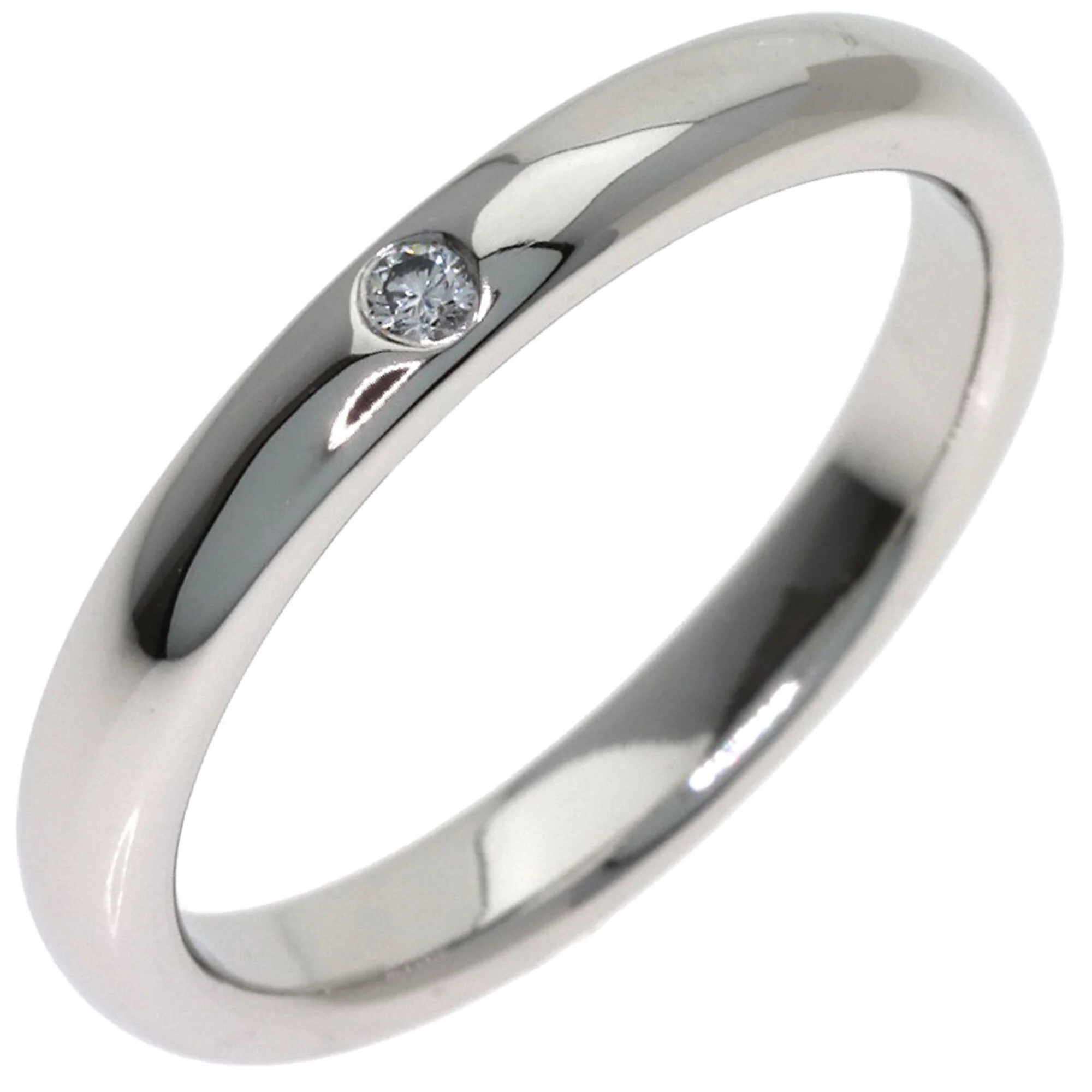 Curved Band Ring Platinum - Image 2