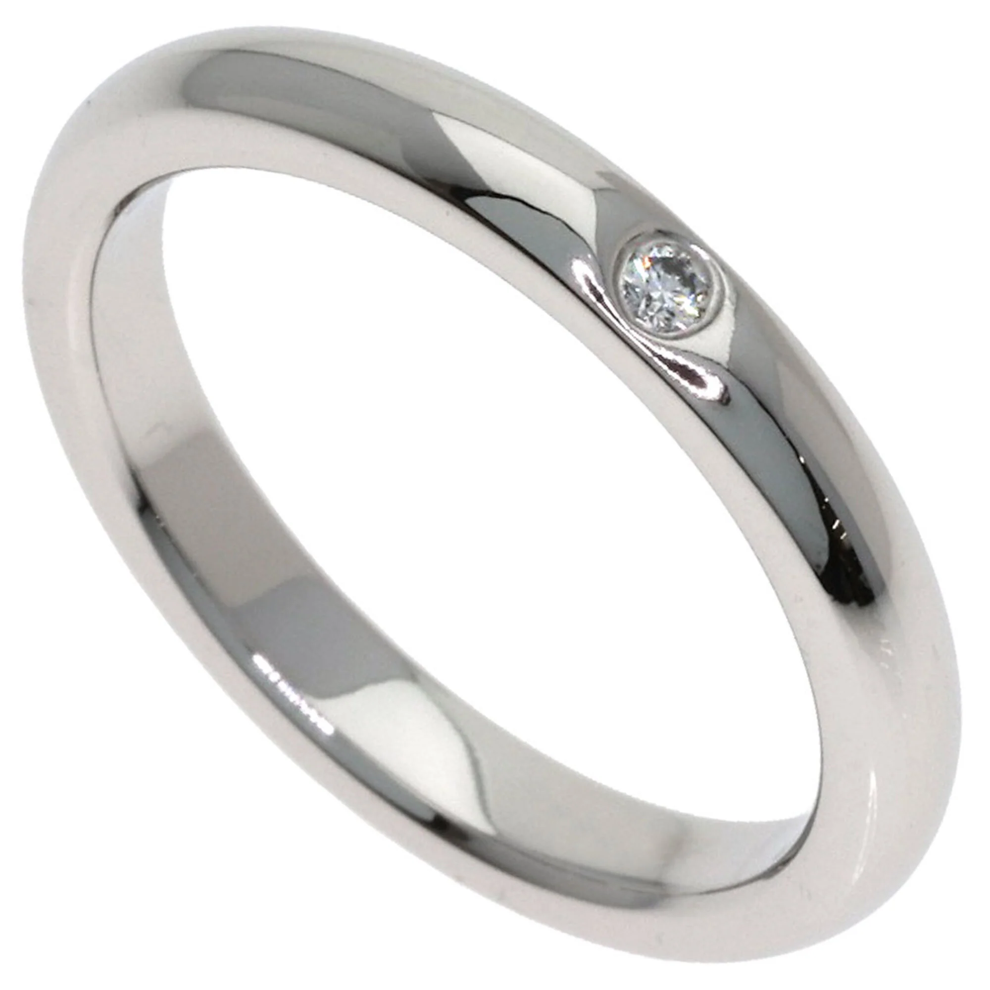 Curved Band Ring Platinum