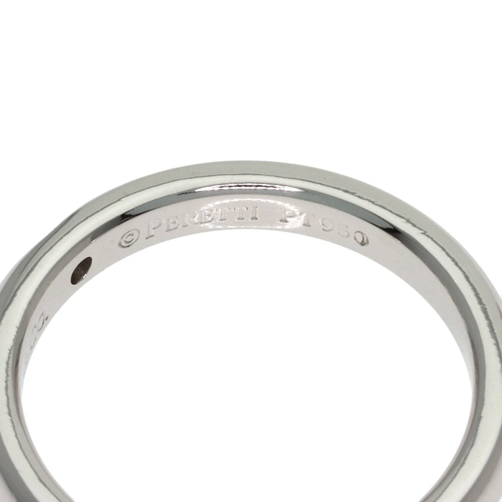 Curved Band Ring Platinum - Image 6