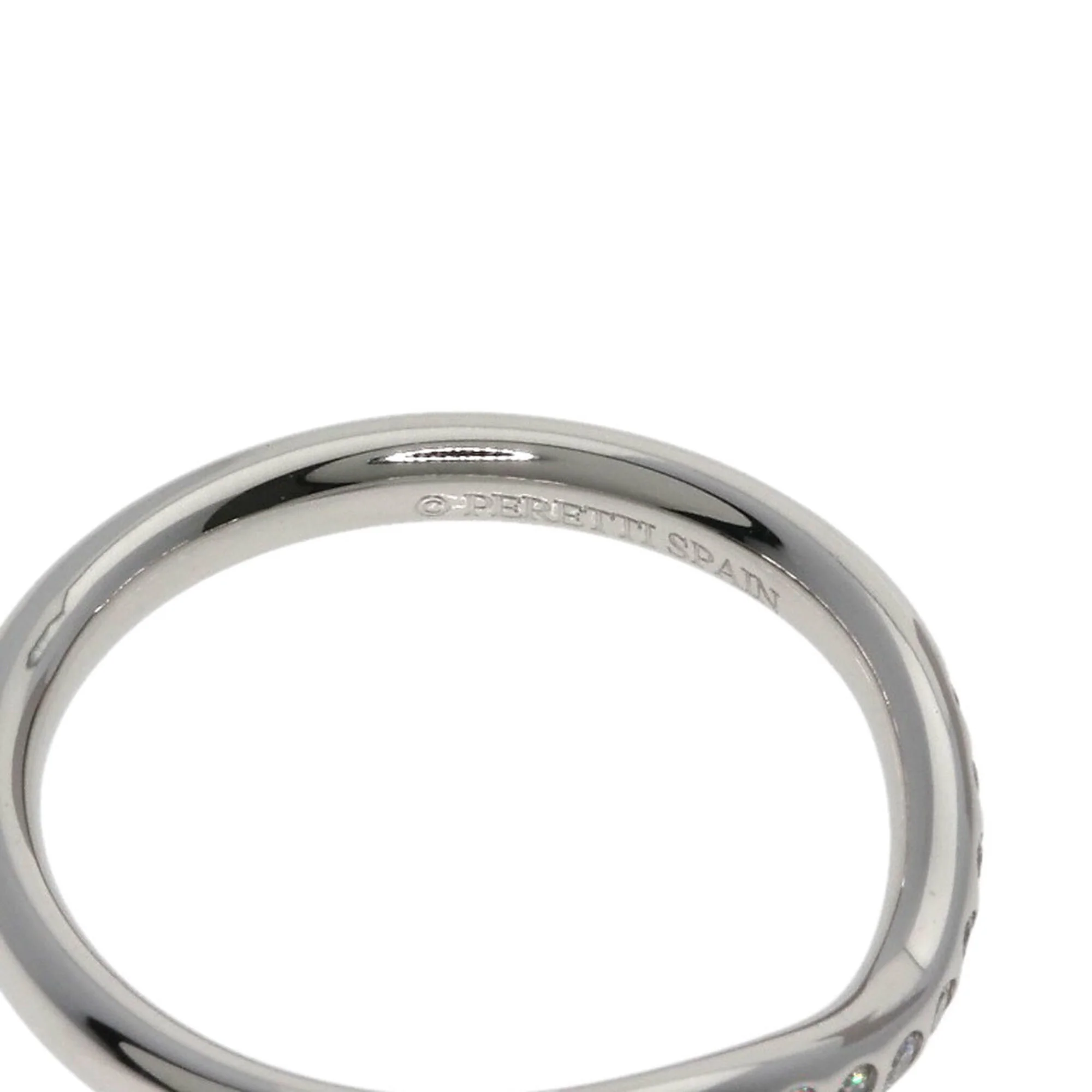 Curved Band Ring Platinum - Image 6