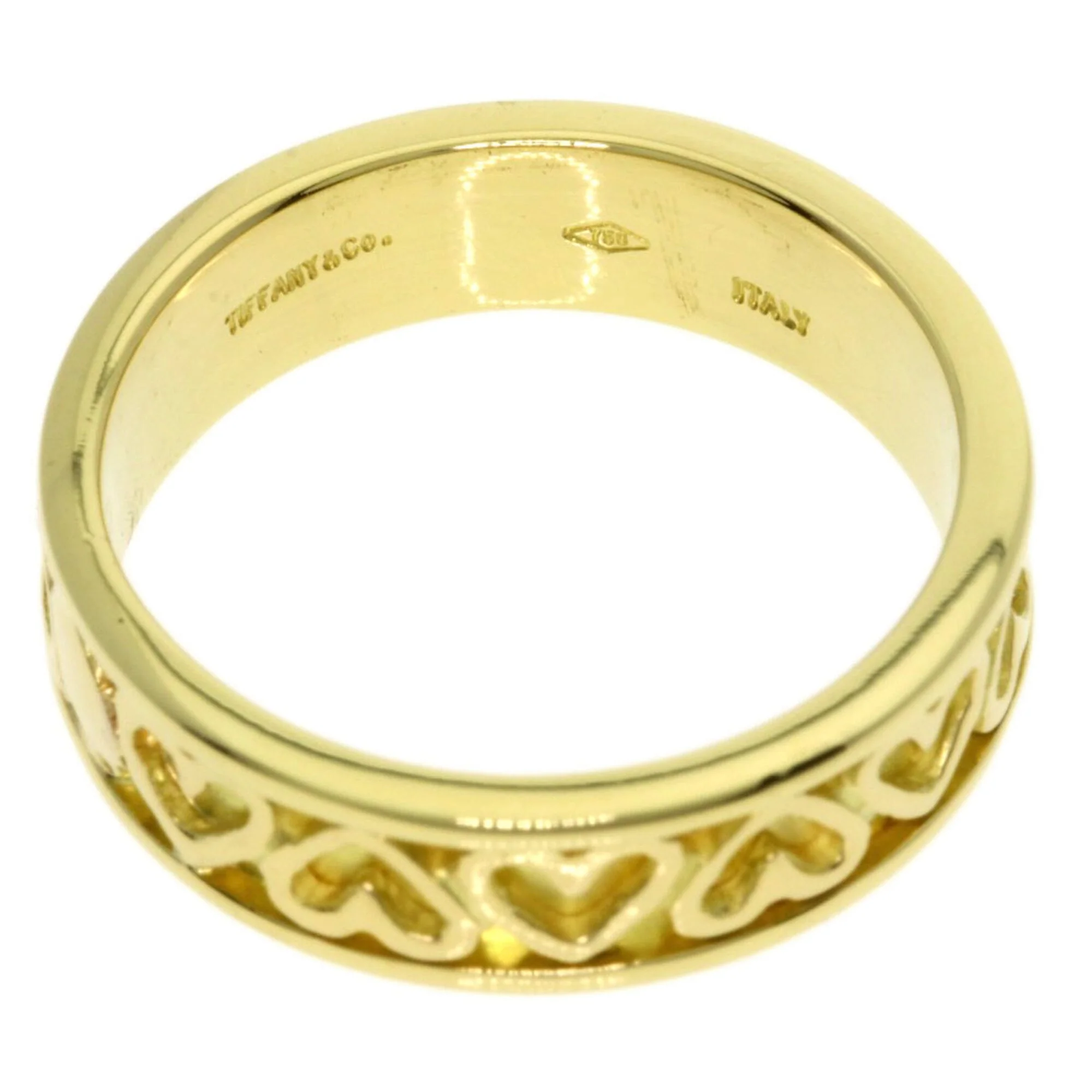 Cutout Heart Ring 18K Yellow Gold - Image 4