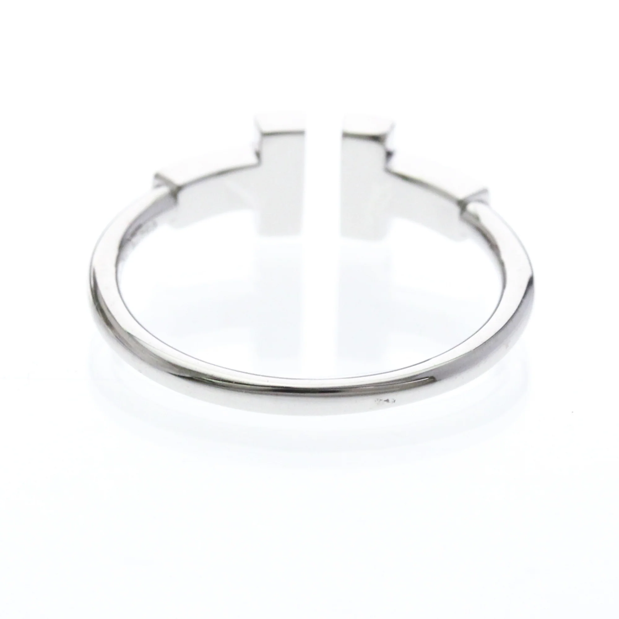 Diamond Band Ring 18K White Gold - Image 3