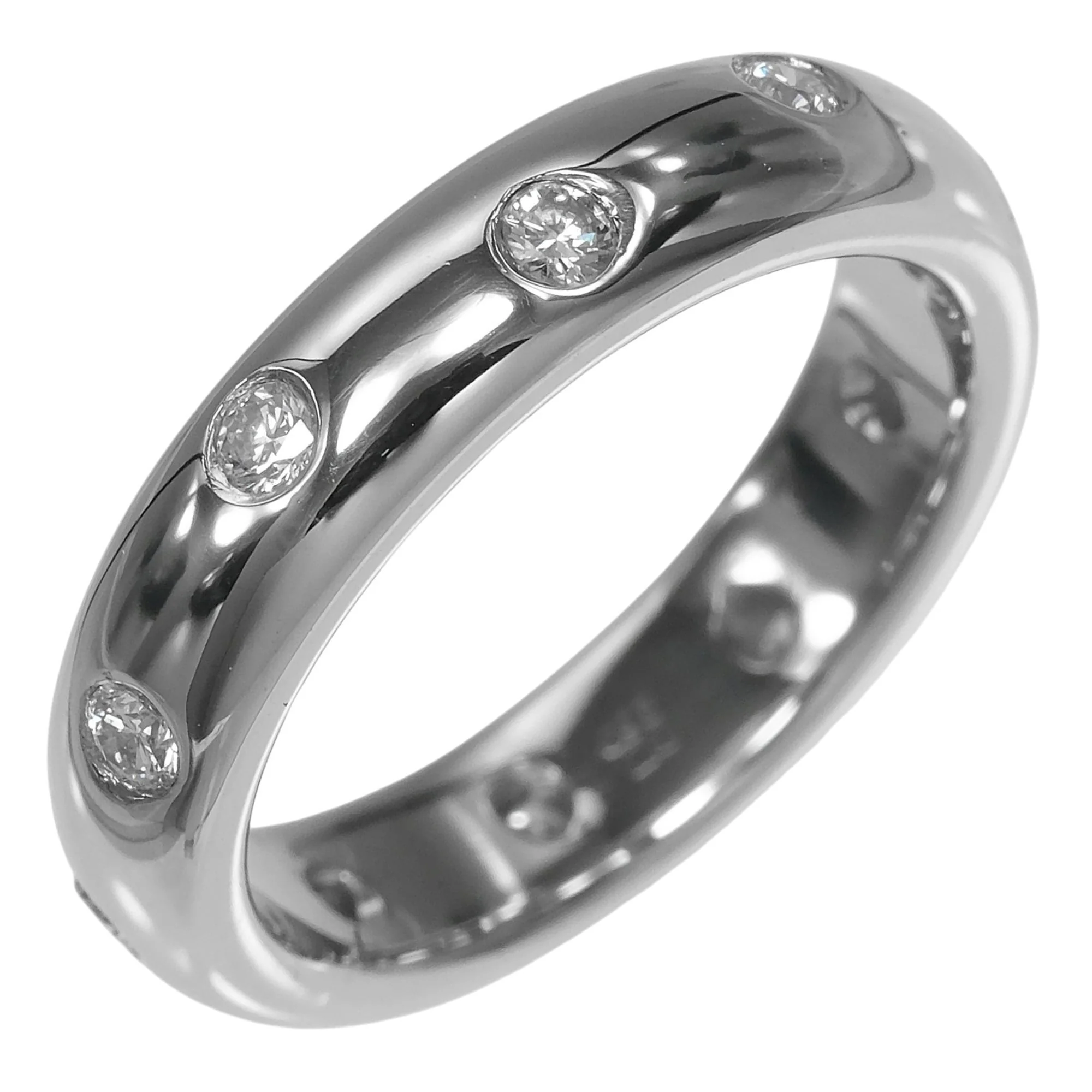 Dots Ring Platinum with Diamond