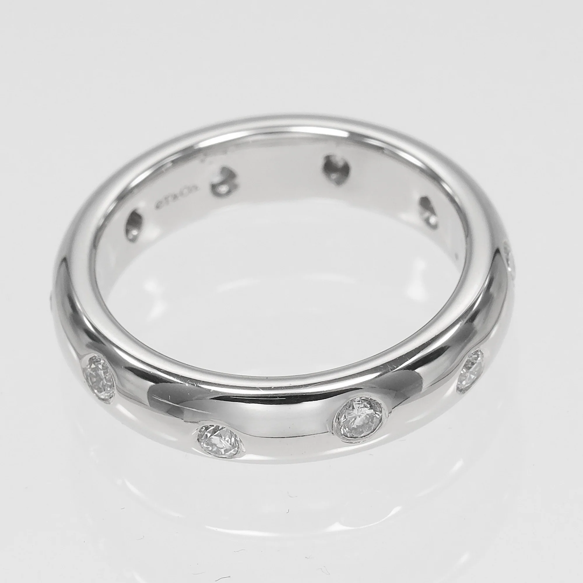 Dots Ring Platinum with Diamond - Image 6
