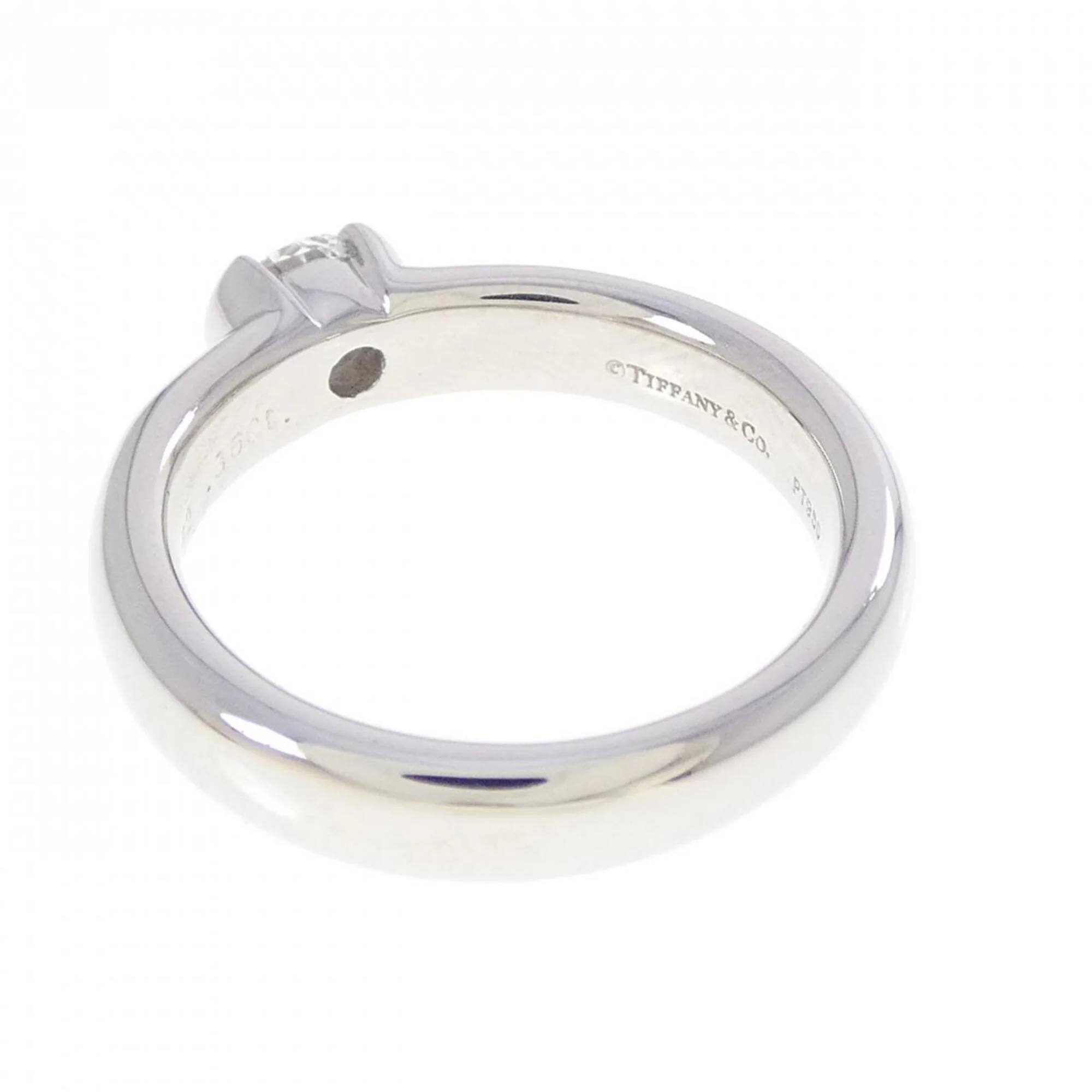 Dots Ring Platinum with Diamond - Image 3
