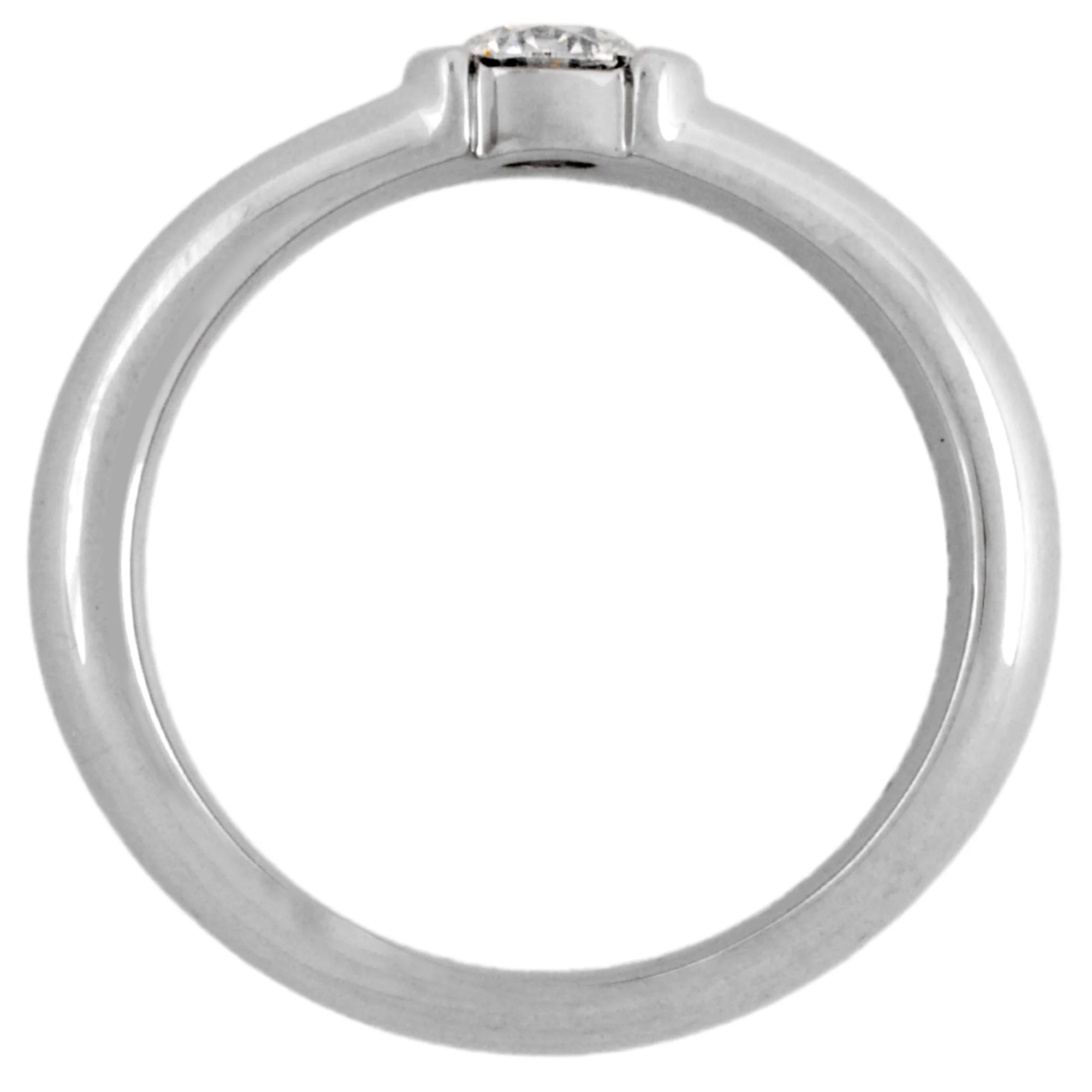 Dots Solitaire Ring Platinum with Diamond - Image 3