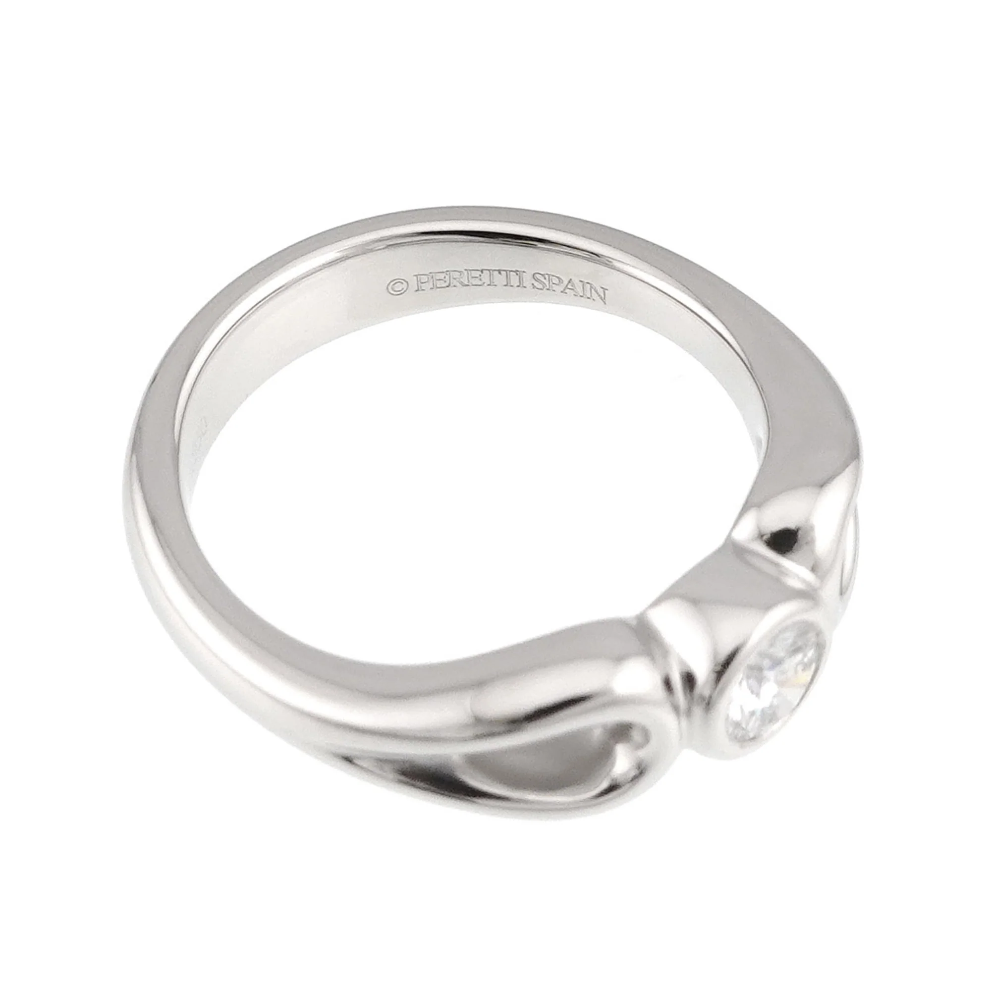 Double Teardrop Ring Platinum - Image 3