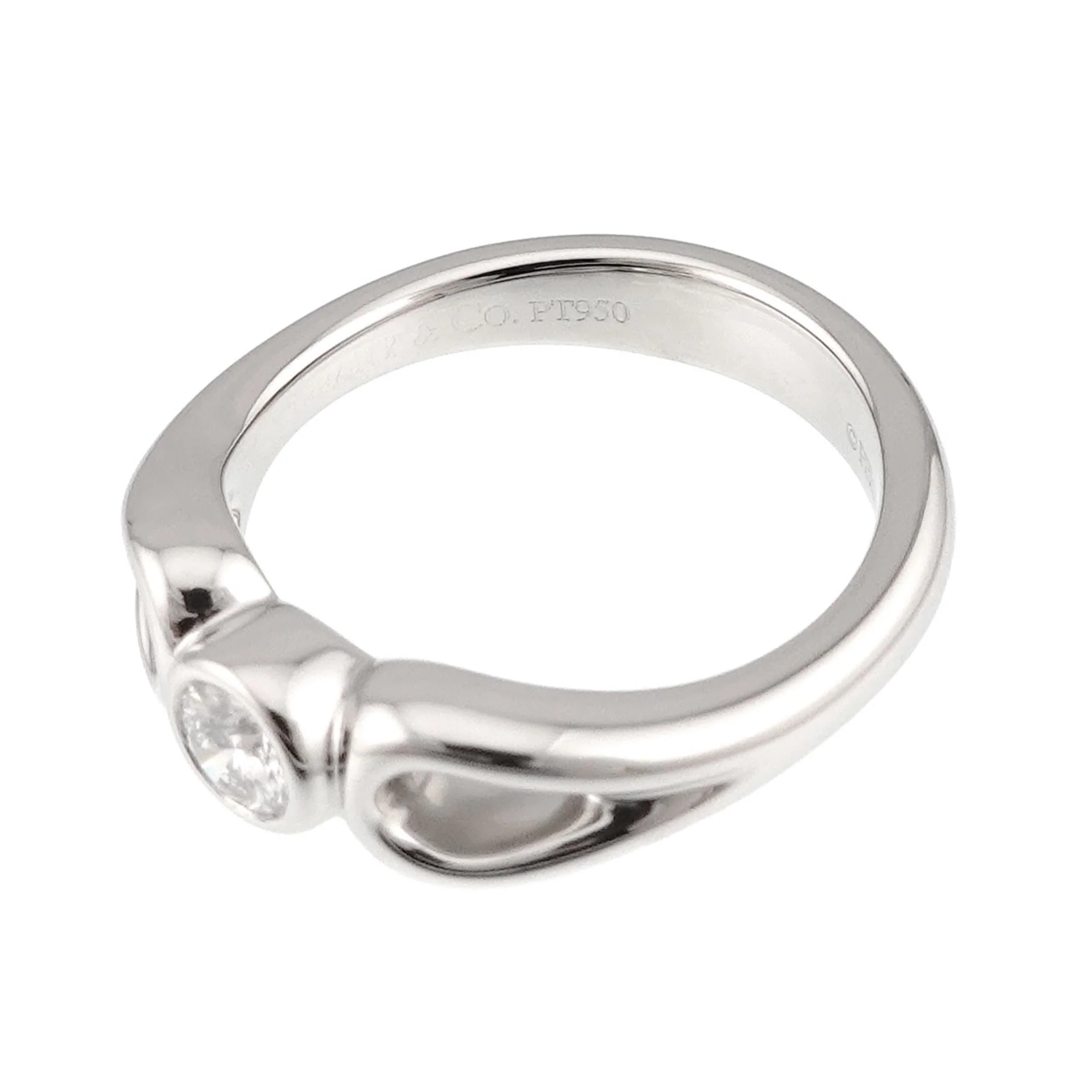 Double Teardrop Ring Platinum - Image 4