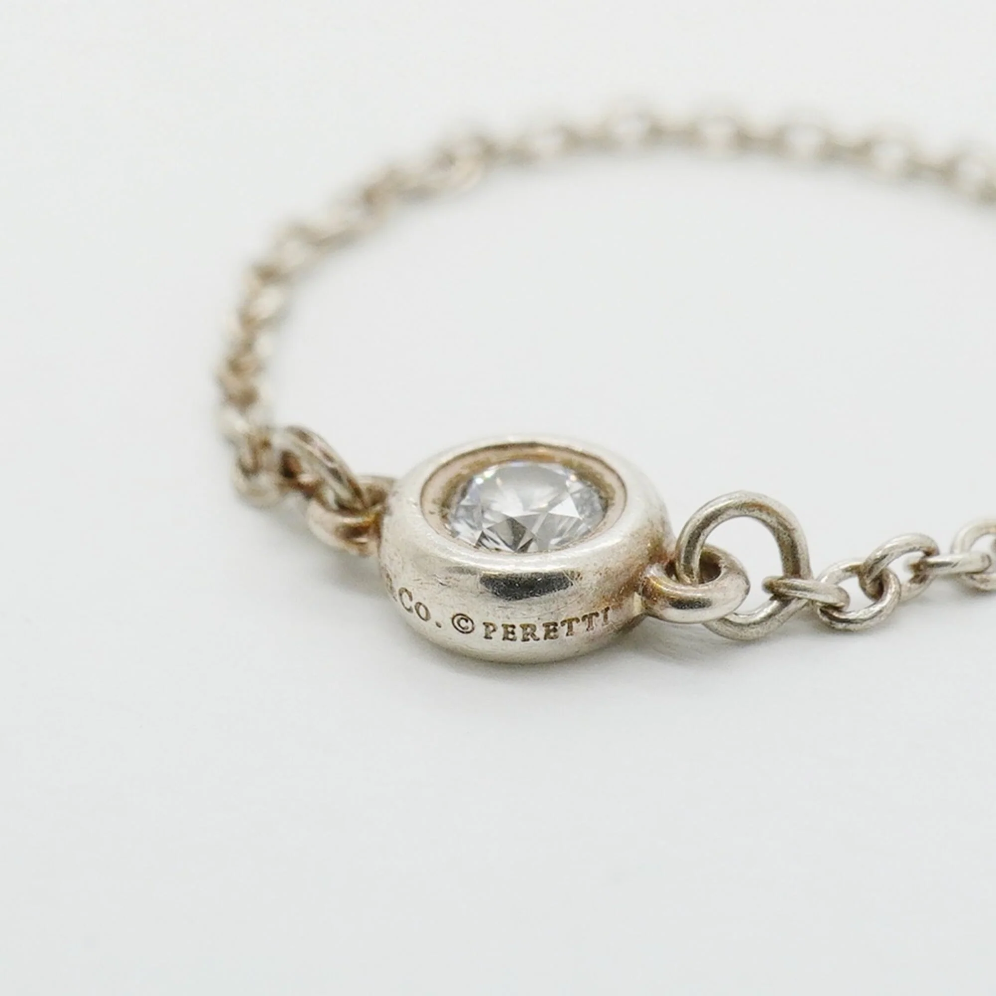 Elsa Peretti Diamonds By The Yard Pendant Necklace Sterling Silver and Diamond - Image 5