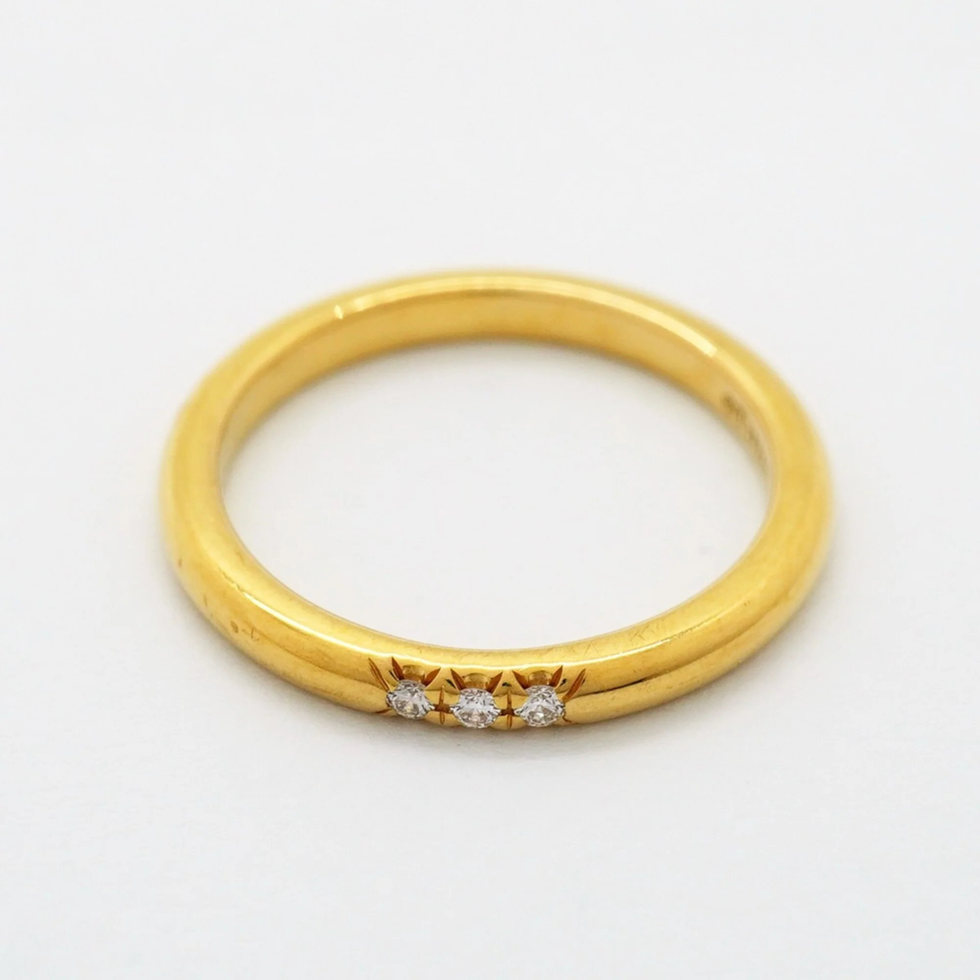 Forever Ring 18K Yellow Gold with Diamond - Image 3