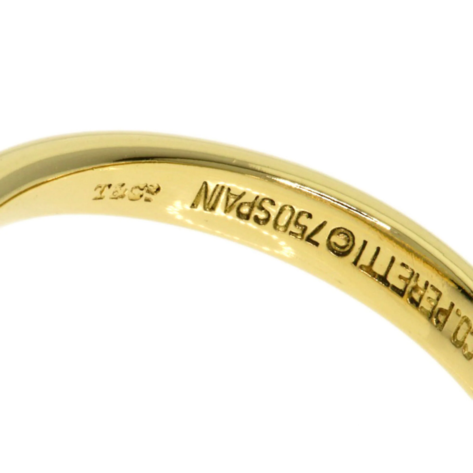 Freeform Teardrop Ring 18K Yellow Gold - Image 6