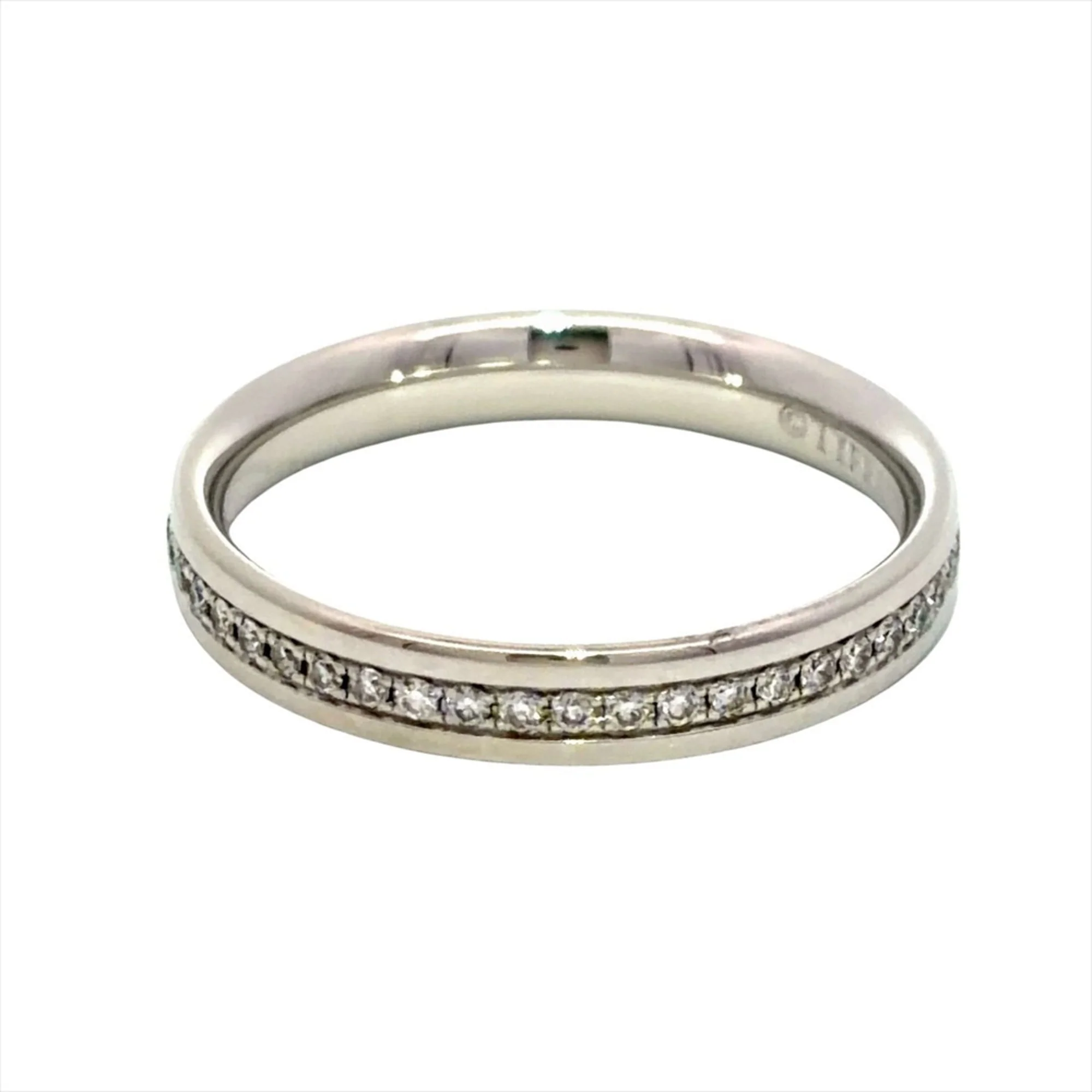 Full Circle Ring 18K White Gold with Diamonds - Image 3