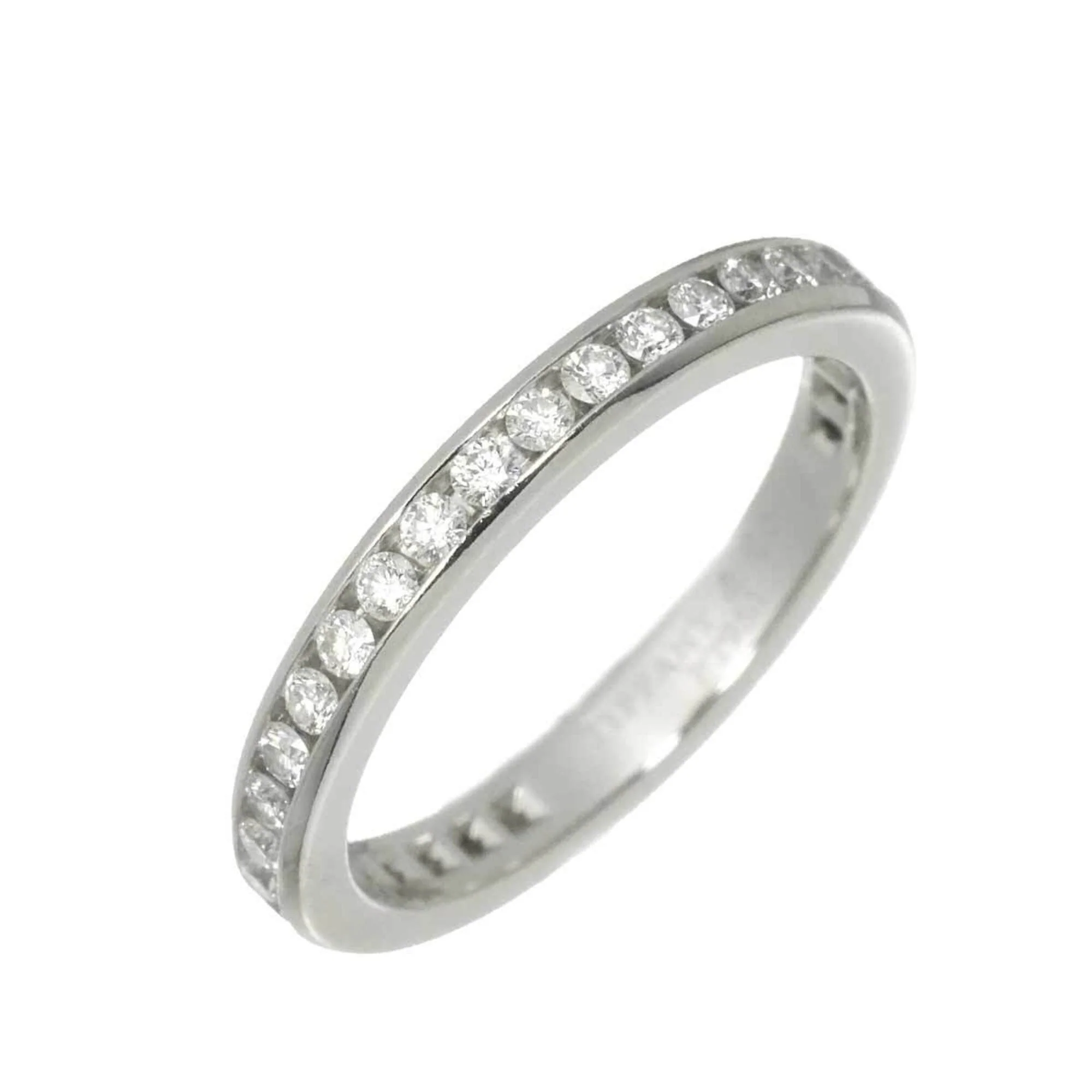 Full Circle Ring Platinum with Diamonds